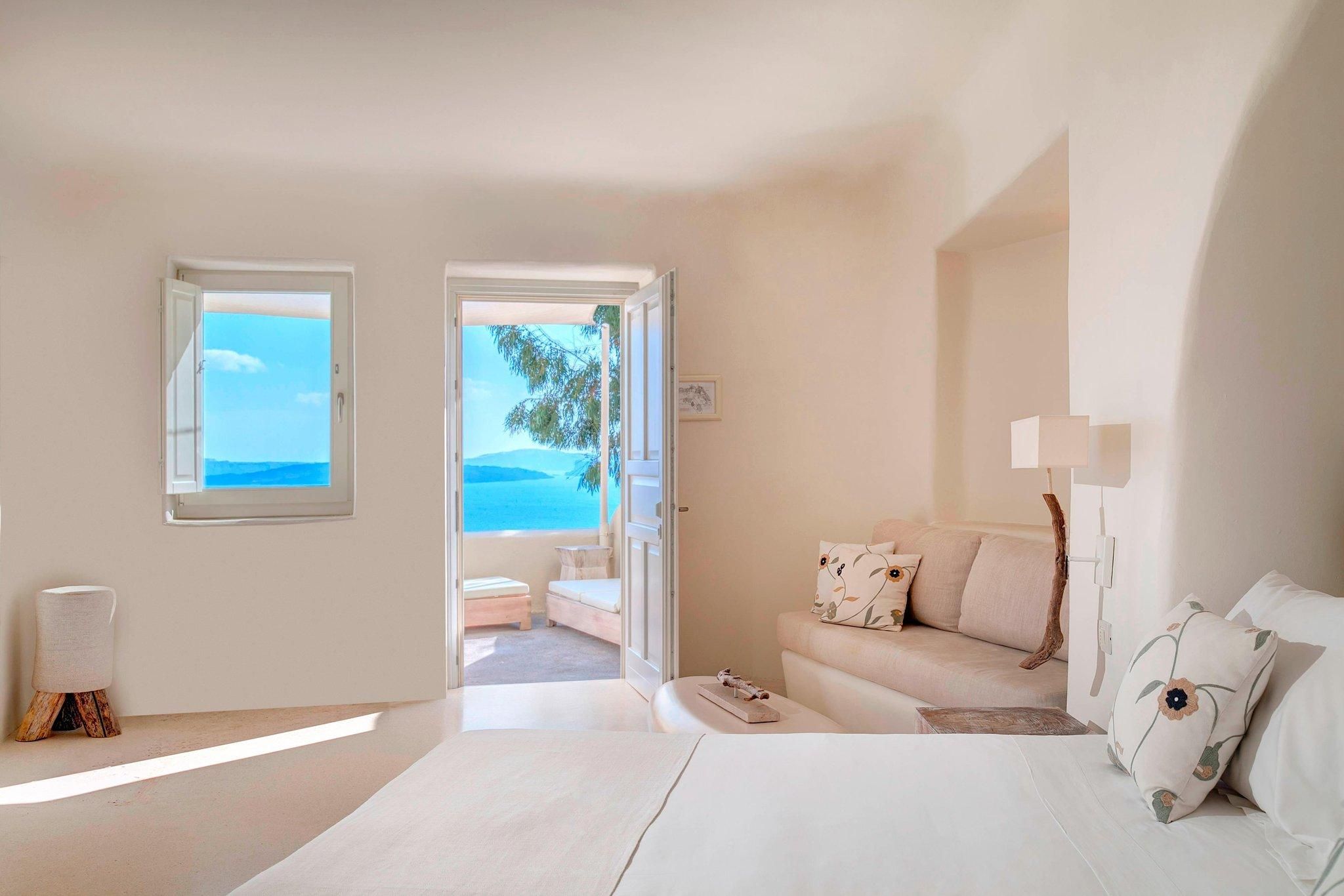 Vibrant Suite, 1 Bedroom Junior Suite, 1 Queen, Caldera View, Sea View