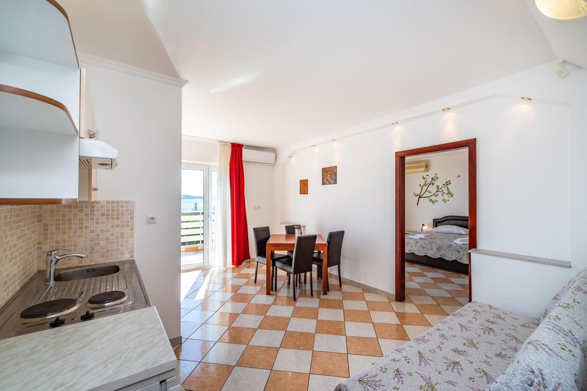 One-Bedroom Apartment with Sea View and Terrace