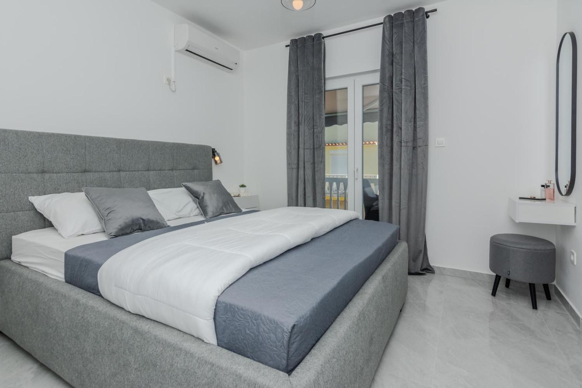 One-Bedroom Apartment with Balcony and Sea View