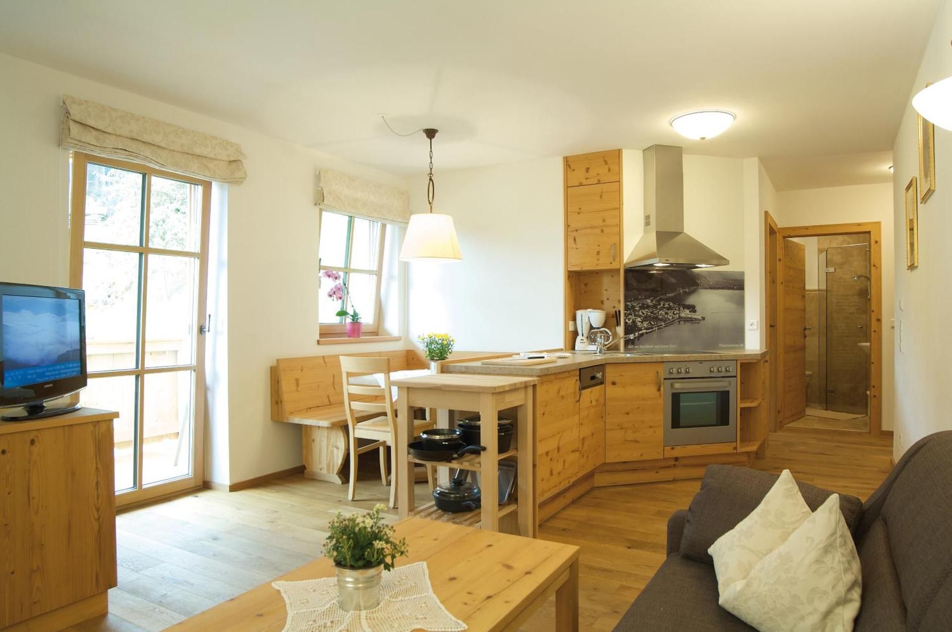 One-Bedroom Apartment with Balcony and Lake View