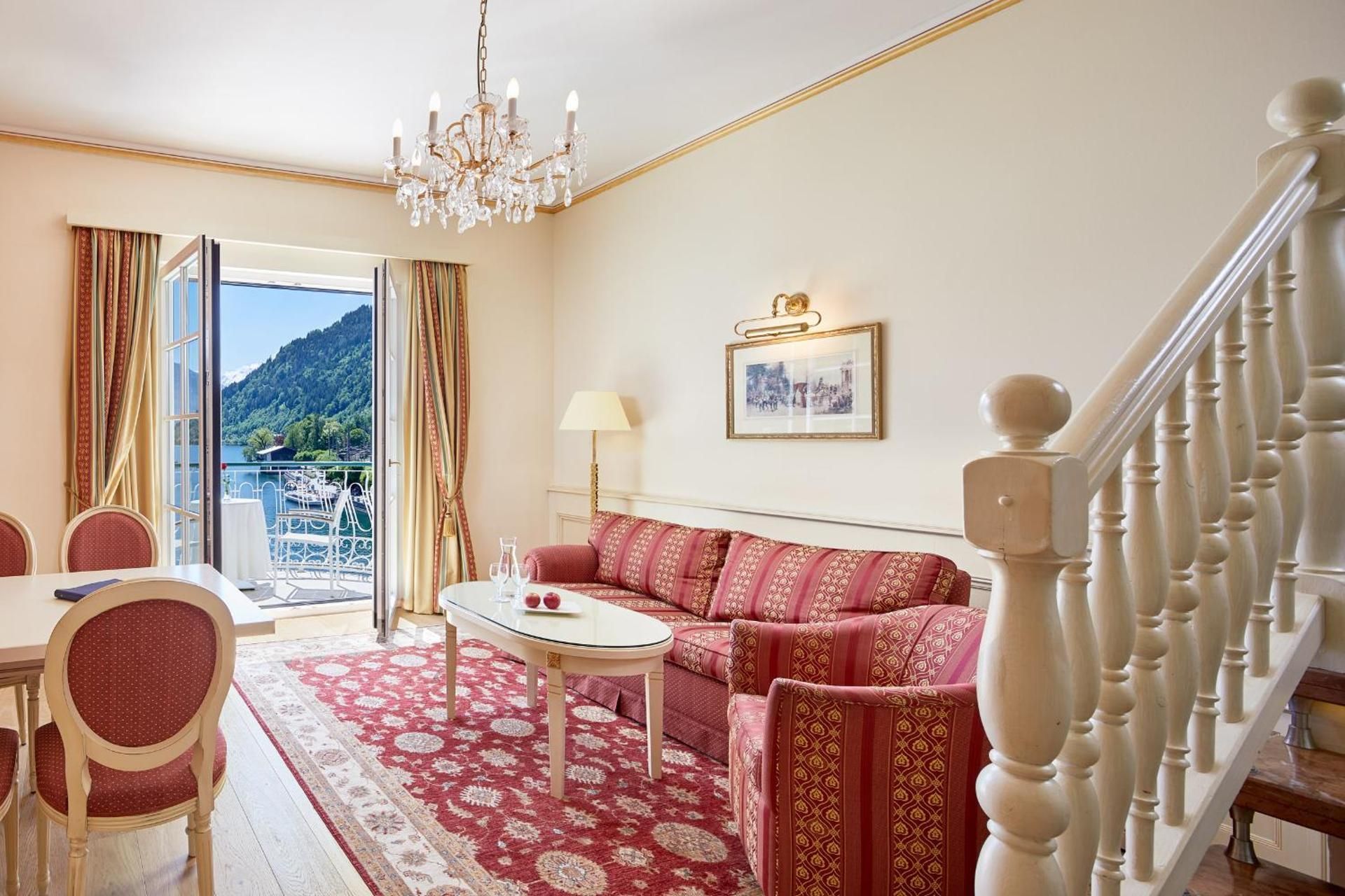 Grand Deluxe Two-Bedroom Suite with Balcony and Lake View
