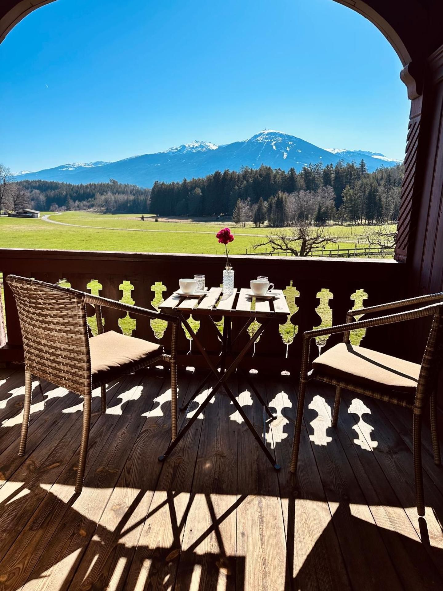 Landhotel Gasthof Eichhof Natters Double Room with Balcony 2