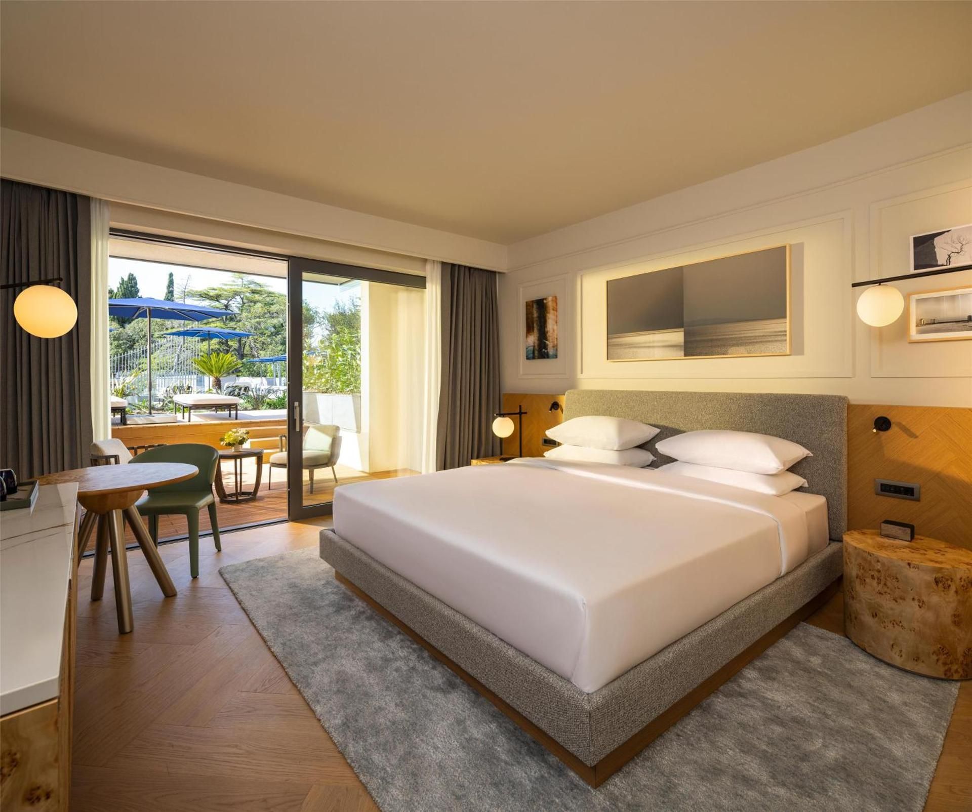 Deluxe King Room with One King Bed and Terrace