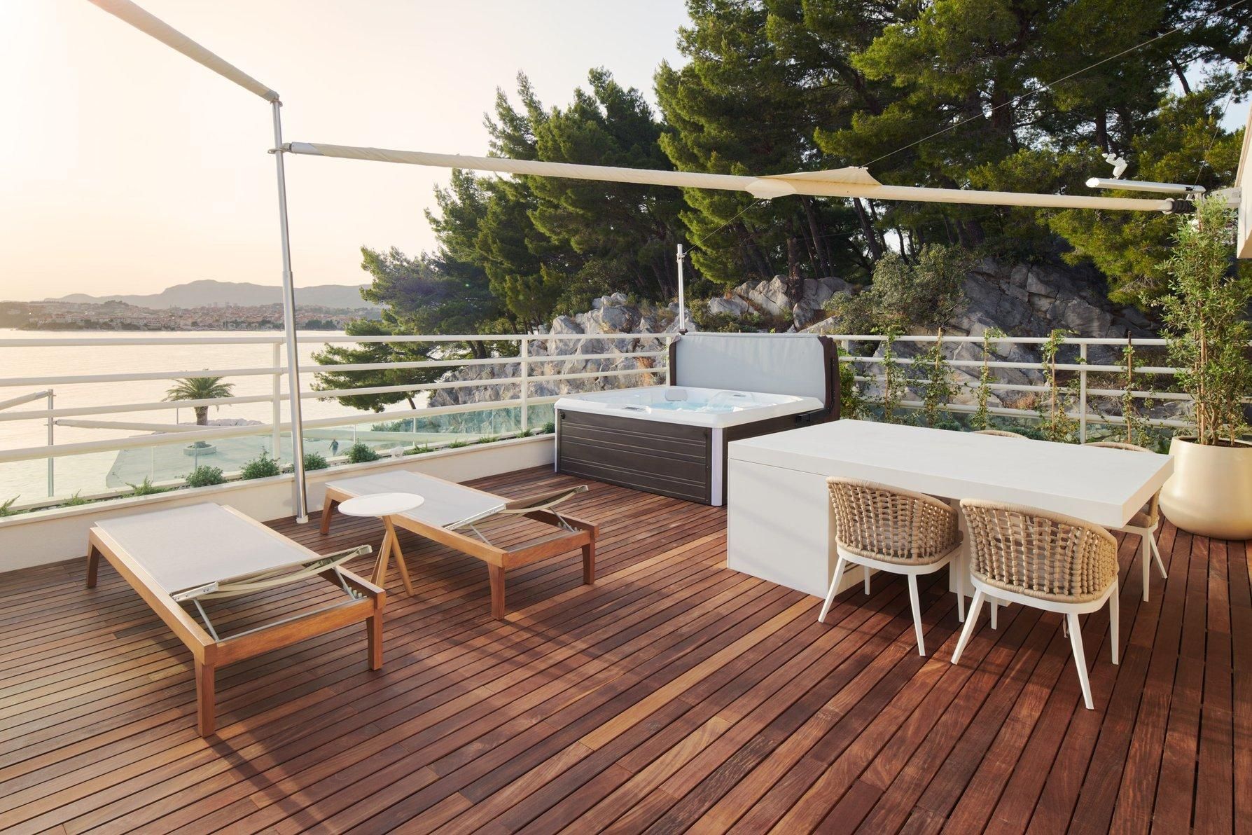 Le Méridien Lav, Split terrace suite, 1 bedroom suite, 1 king, alternate: sofa bed, balcony, terrace