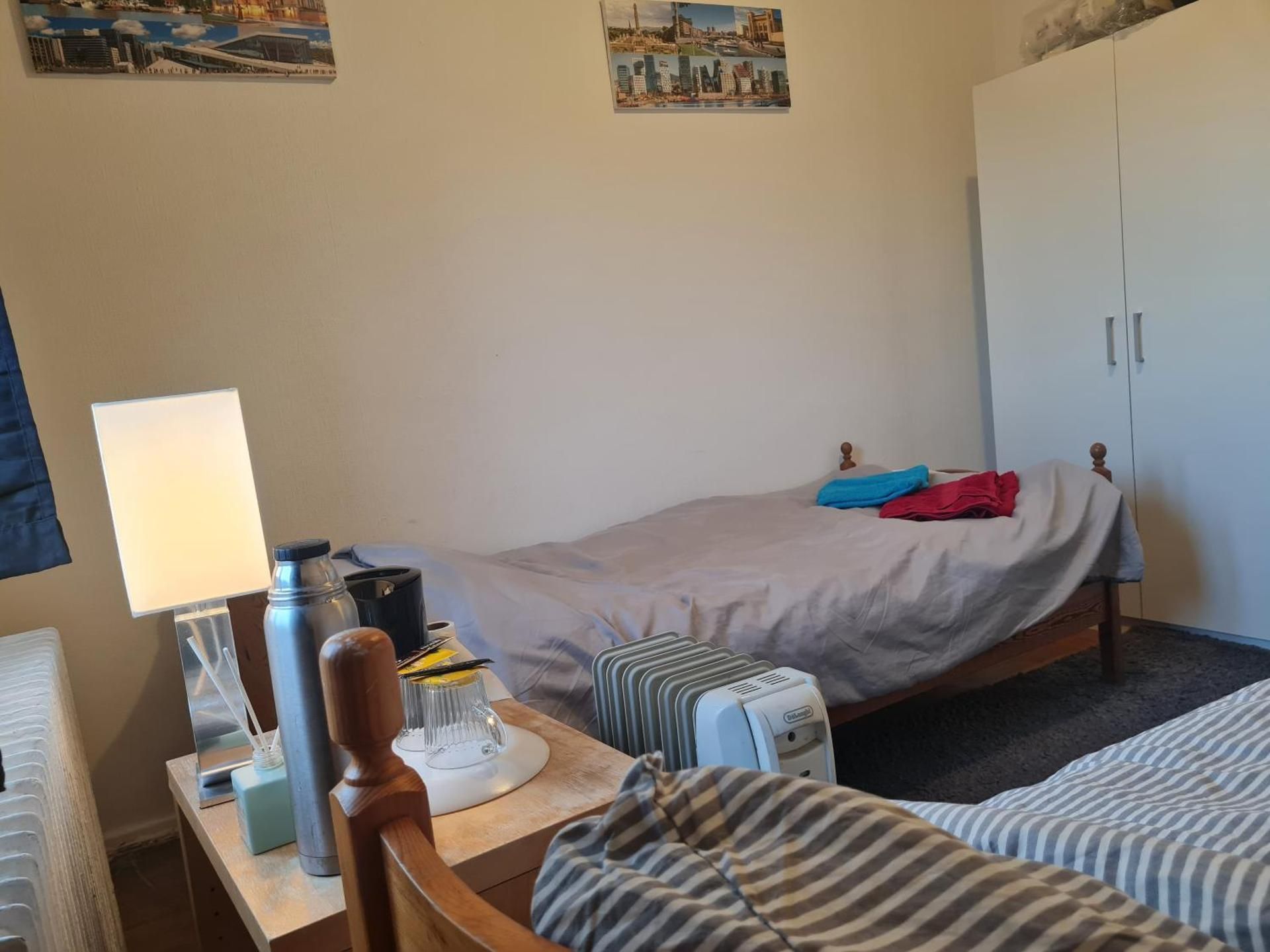 Private room in to roomsapartment (Grunneløkka) Twin Room