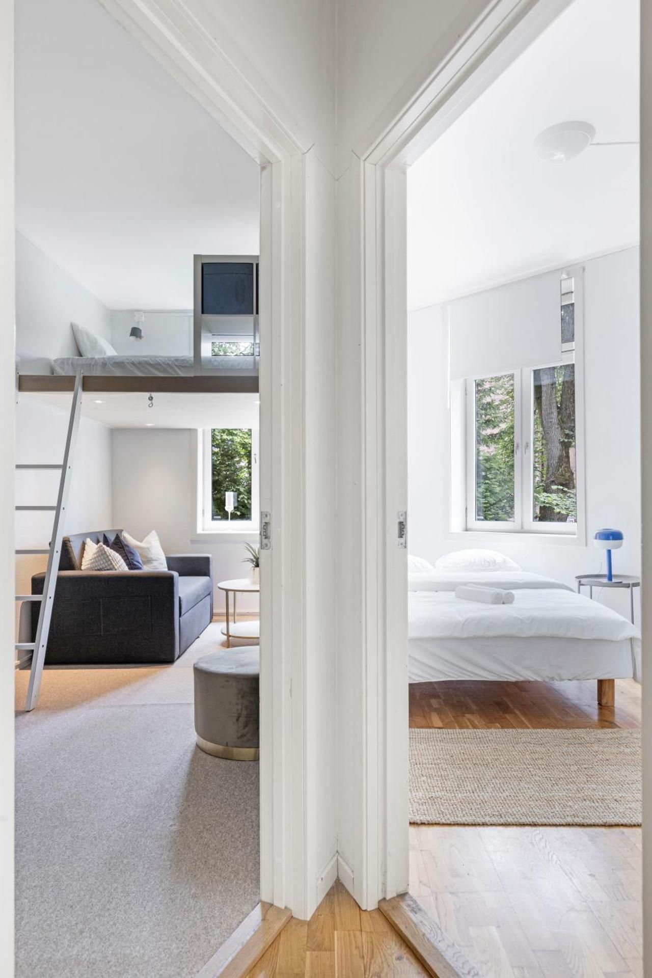 Shared apartment with private room in city center Oslo Twin Room with Shared Bathroom 2