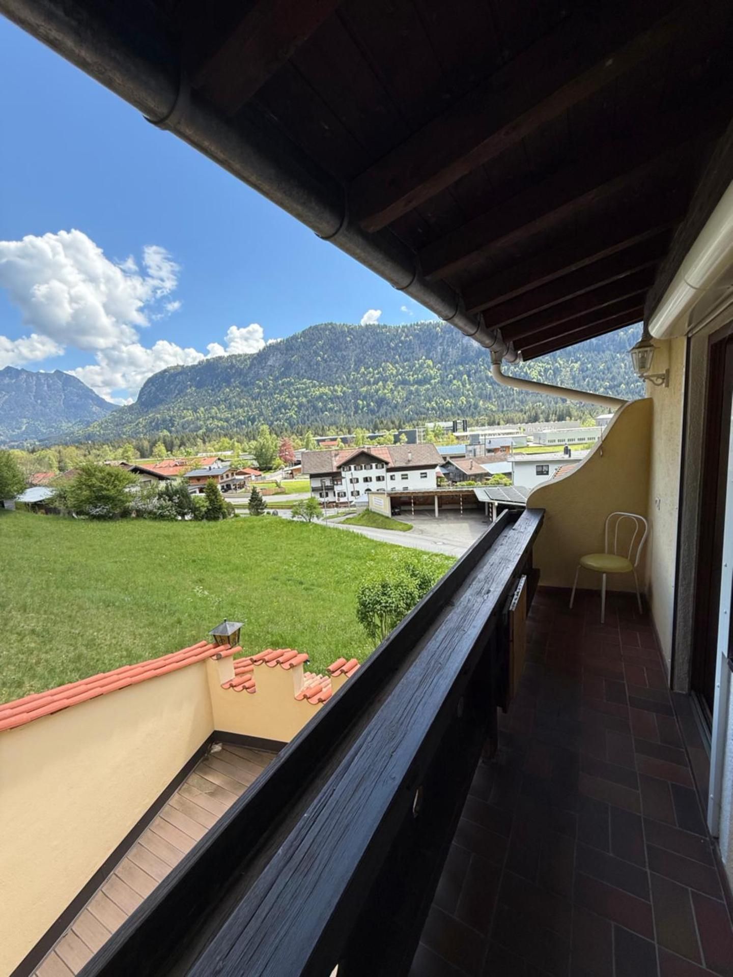 One-Bedroom Apartment with Balcony and Mountain View