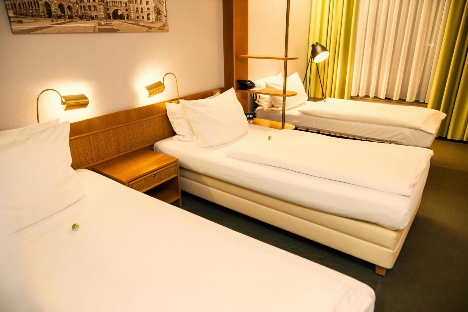 Triple Room with Three Single Beds