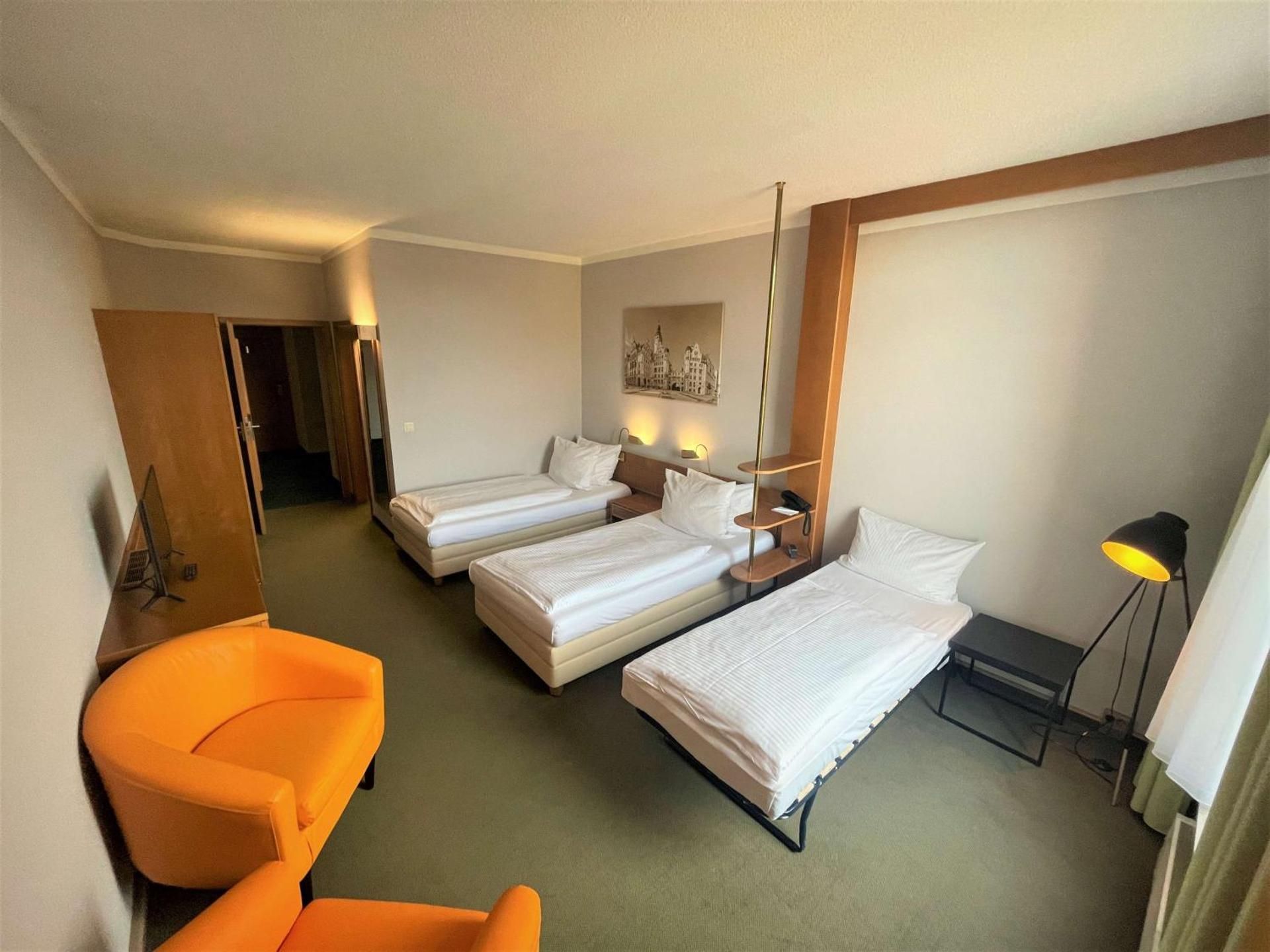 Triple Room with Three Single Beds