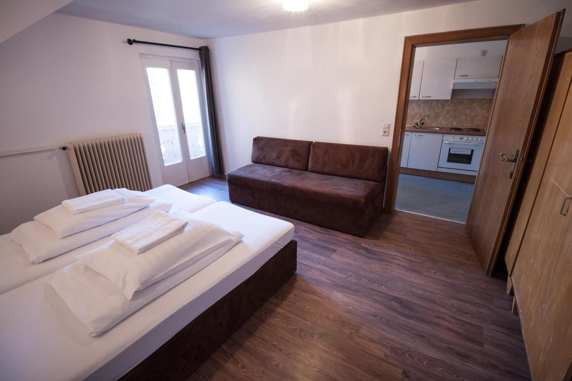 Two-Bedroom Apartment with Balcony
