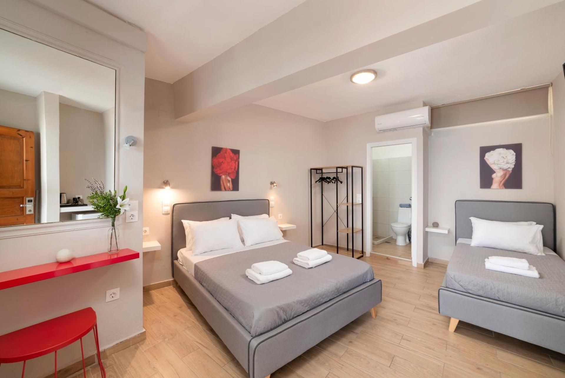 Triple Room with Terrace & Sea View