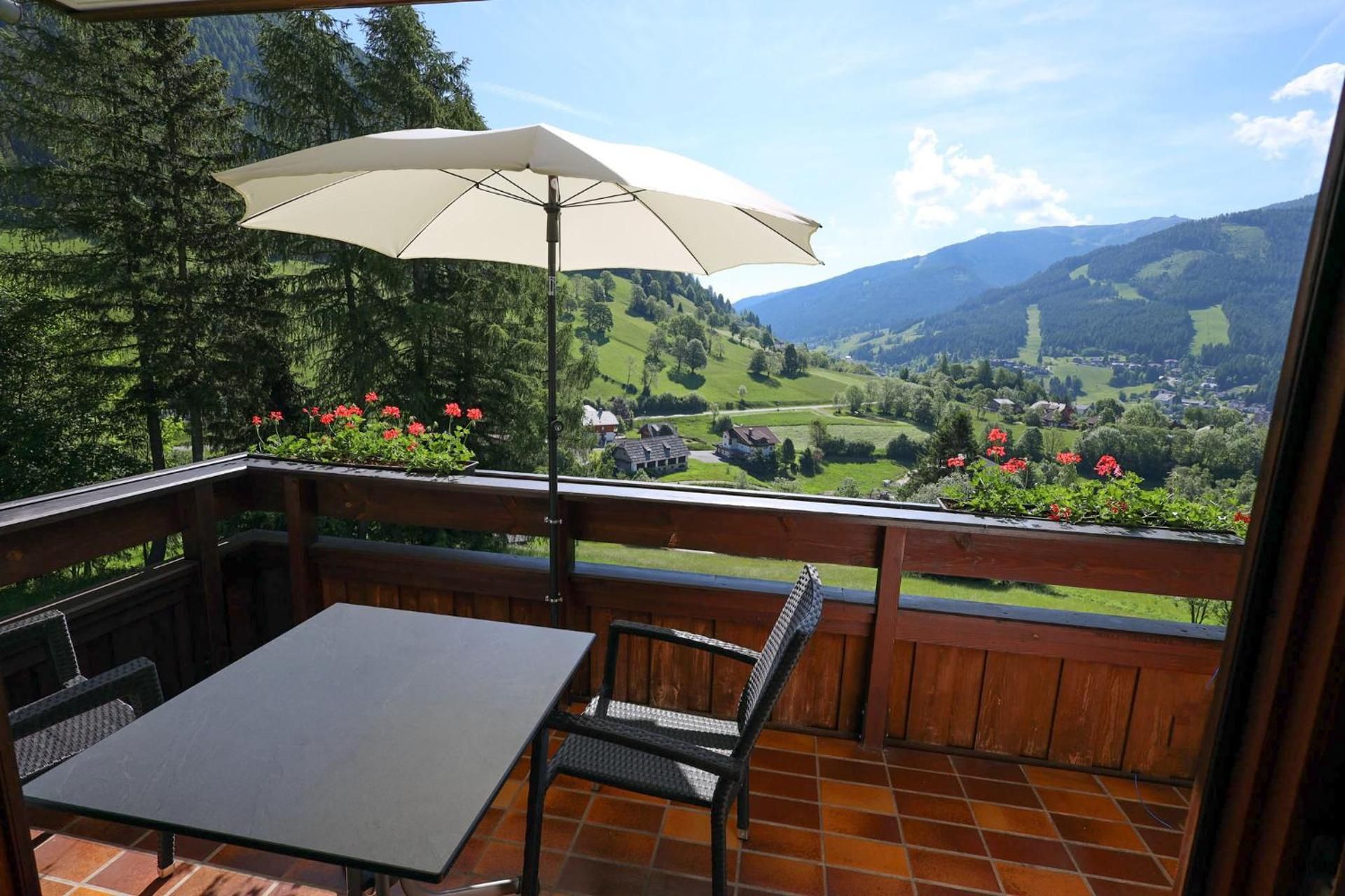 Family Room with Mountain View