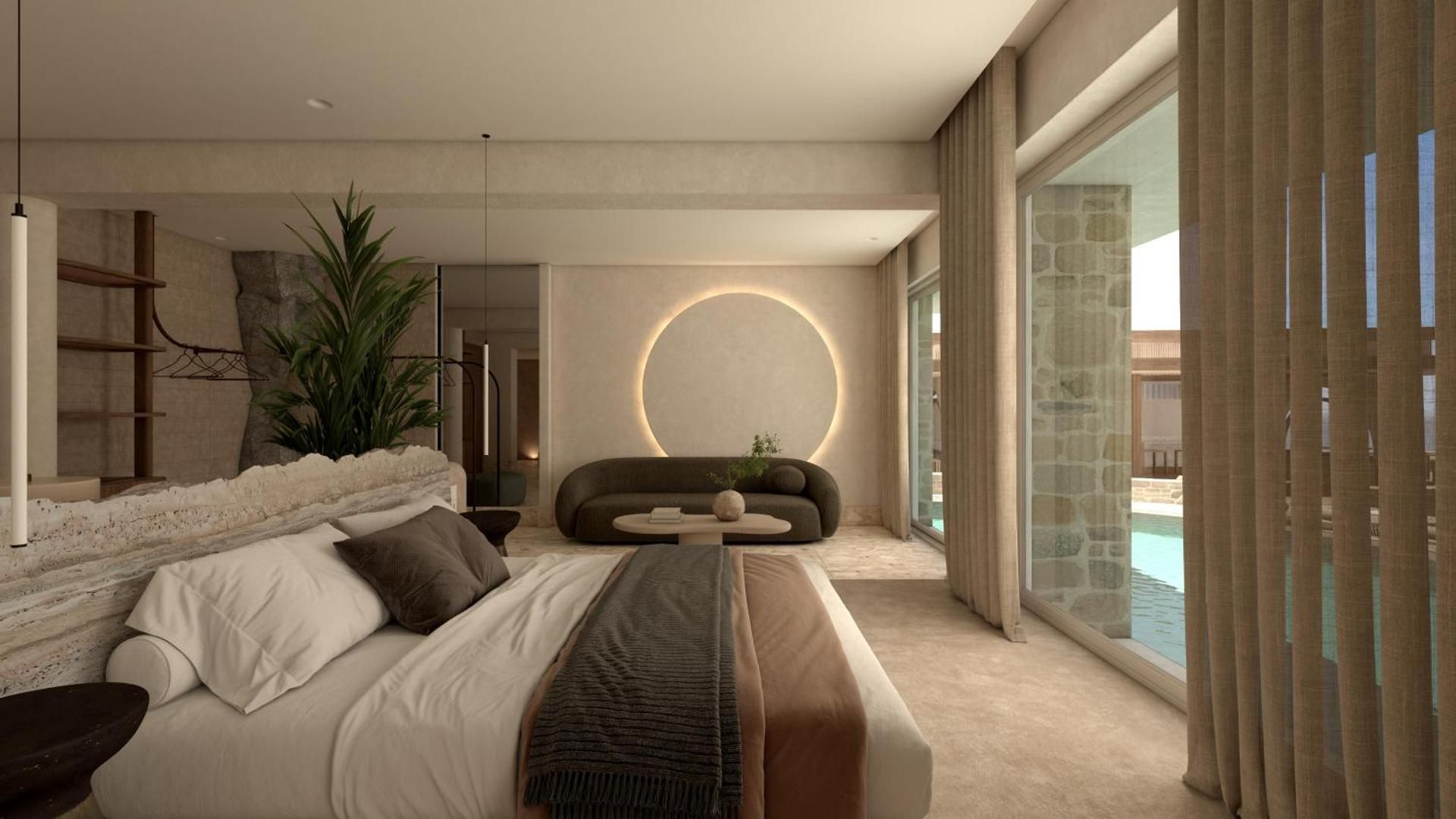 Cave Oasis Seafront Suite with Private Pool & Indoor Hydromassage Bathtub