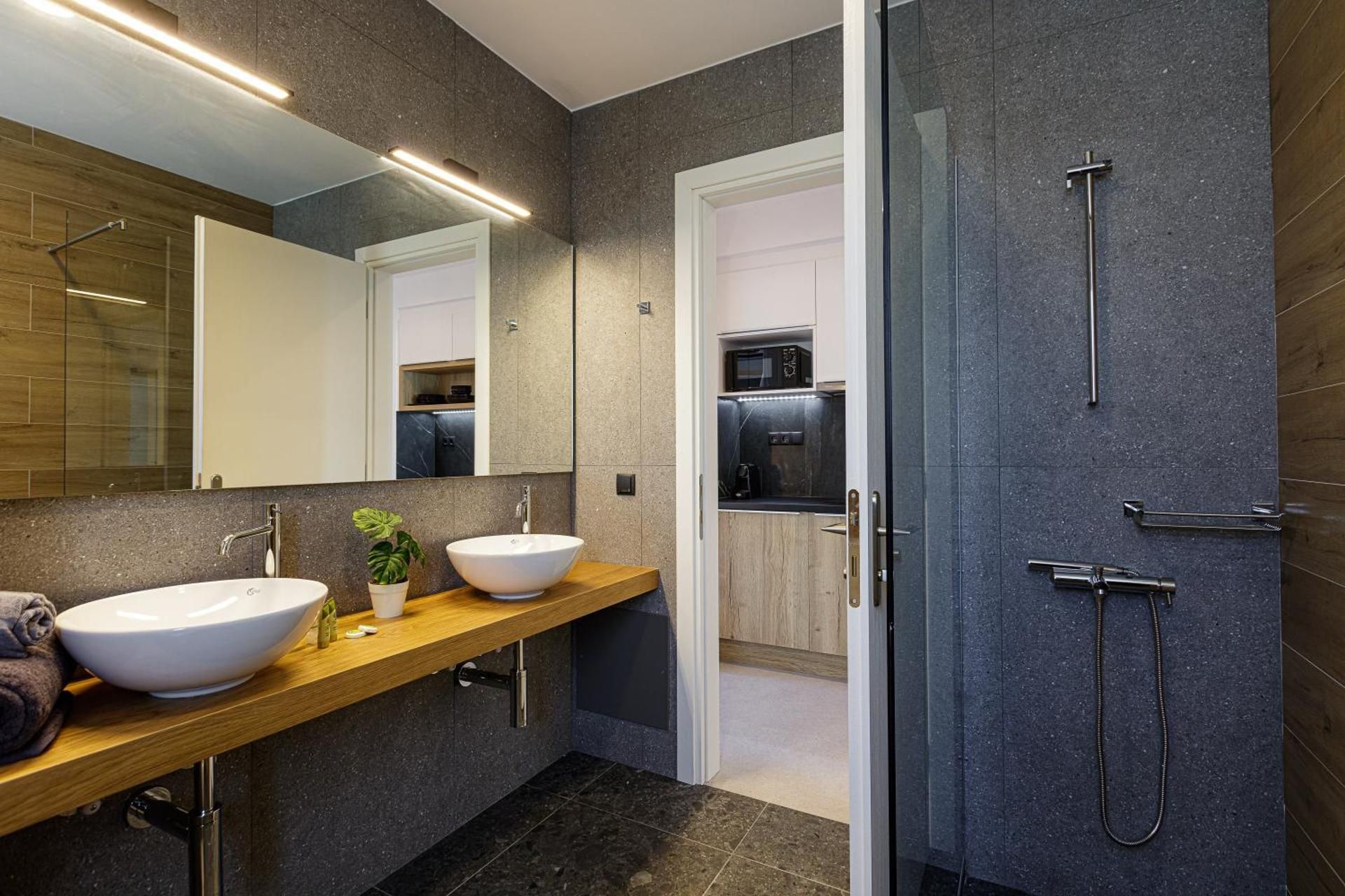 Suite 1 Bedroom with Sea View