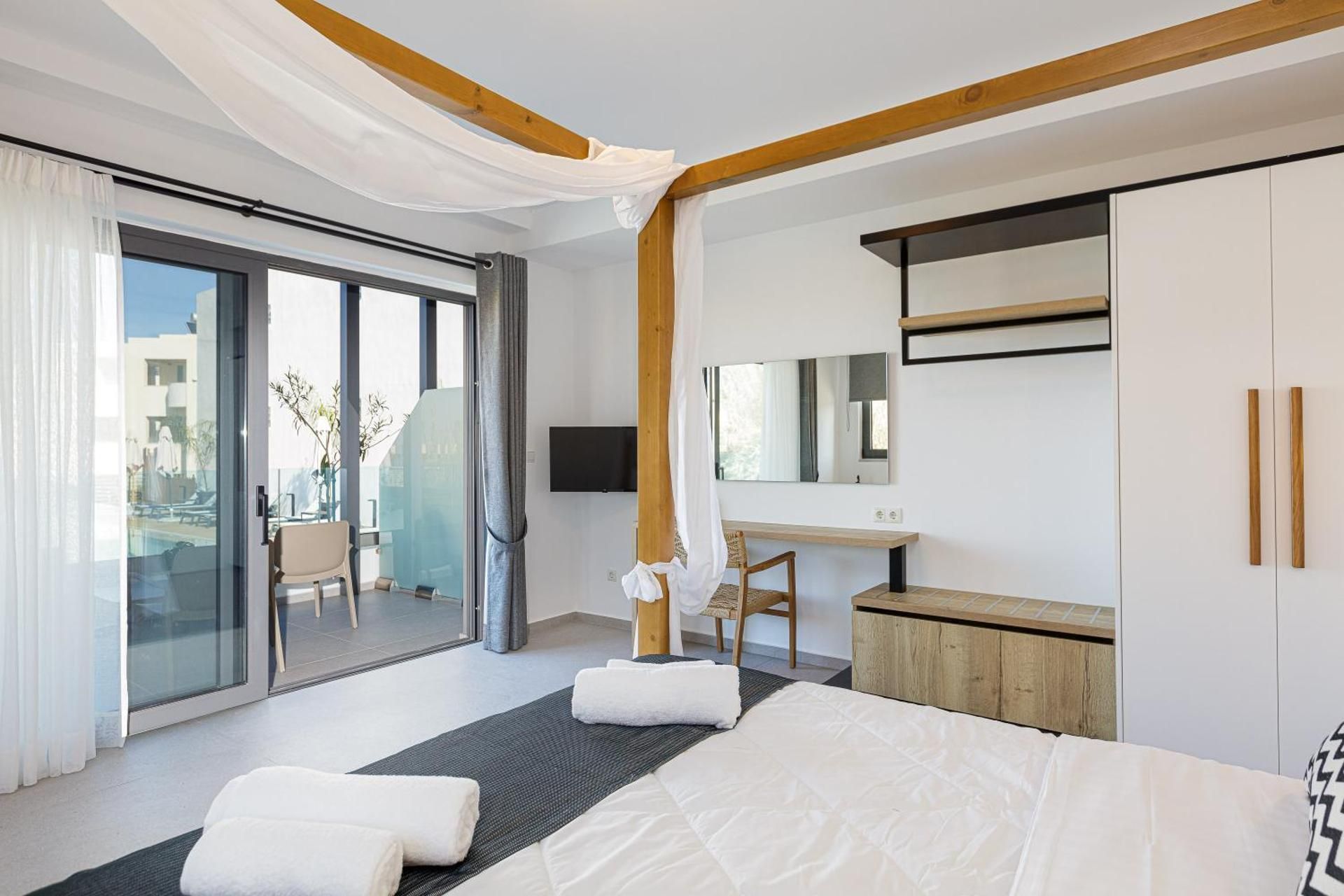 Suite 1 Bedroom with Sea View