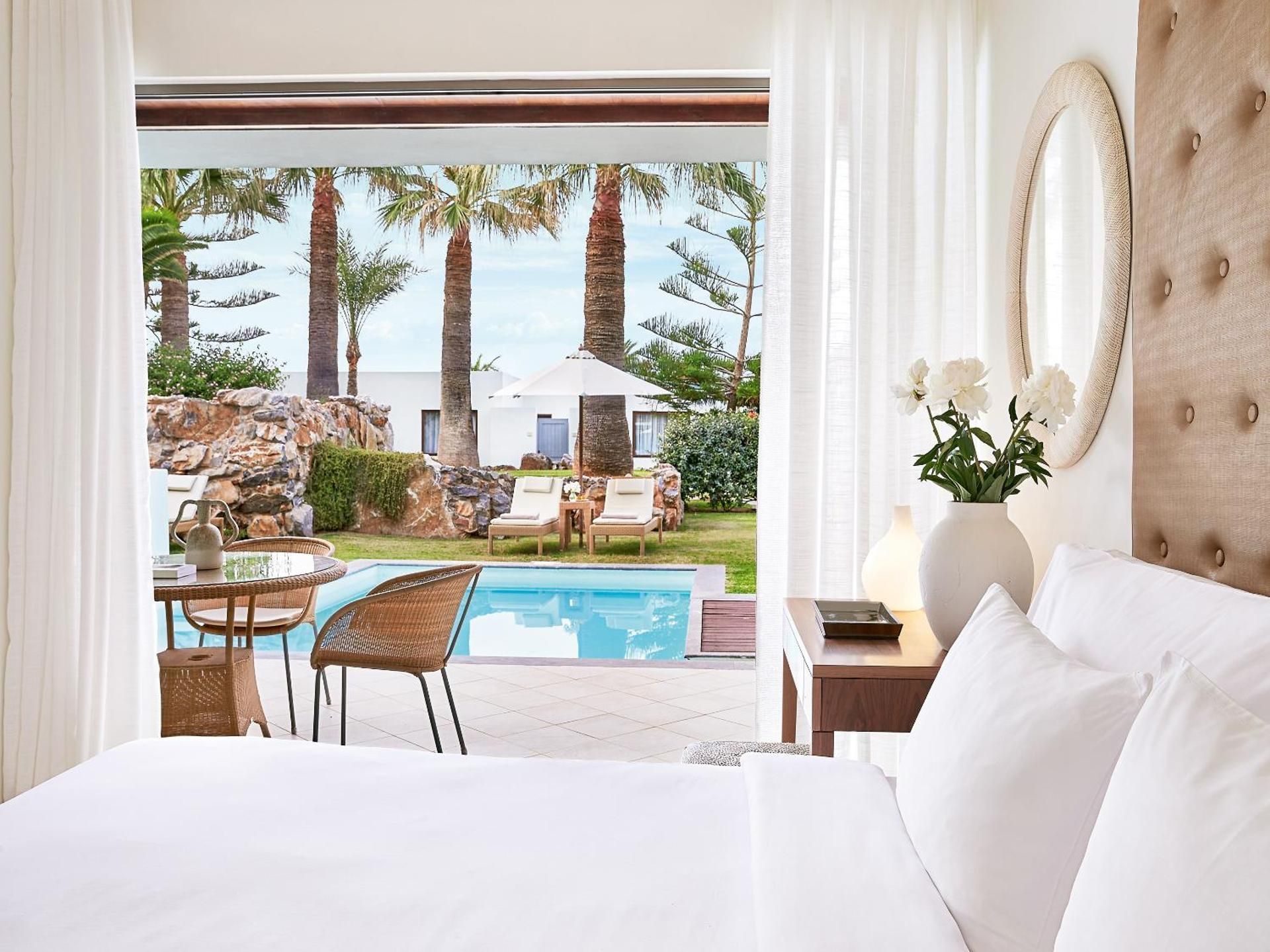 Amirandes Garden View Family Suite with Private Pool and Garden