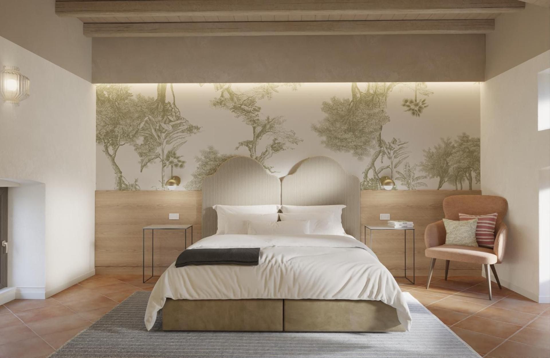 Two-Bedroom Apartment with Garden View