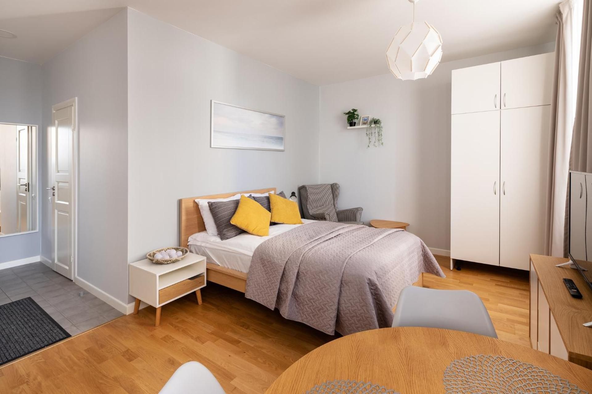 Residential Barona Apartments in Riga Centre Queen Studio