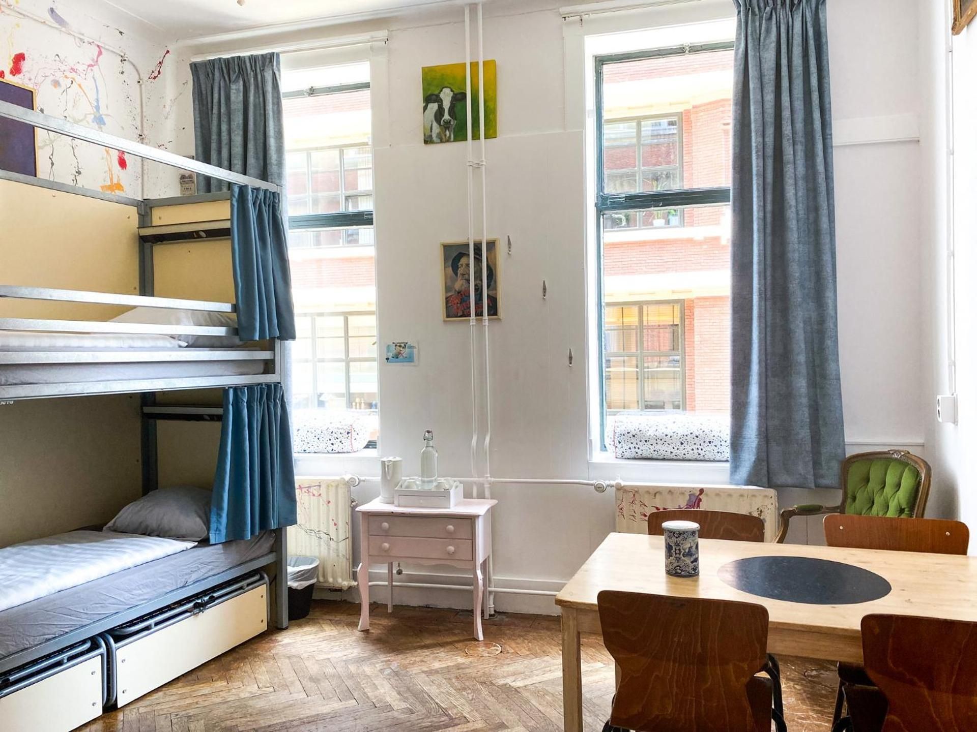 Bed in 4-Bed Dormitory Room Shared Bathroom