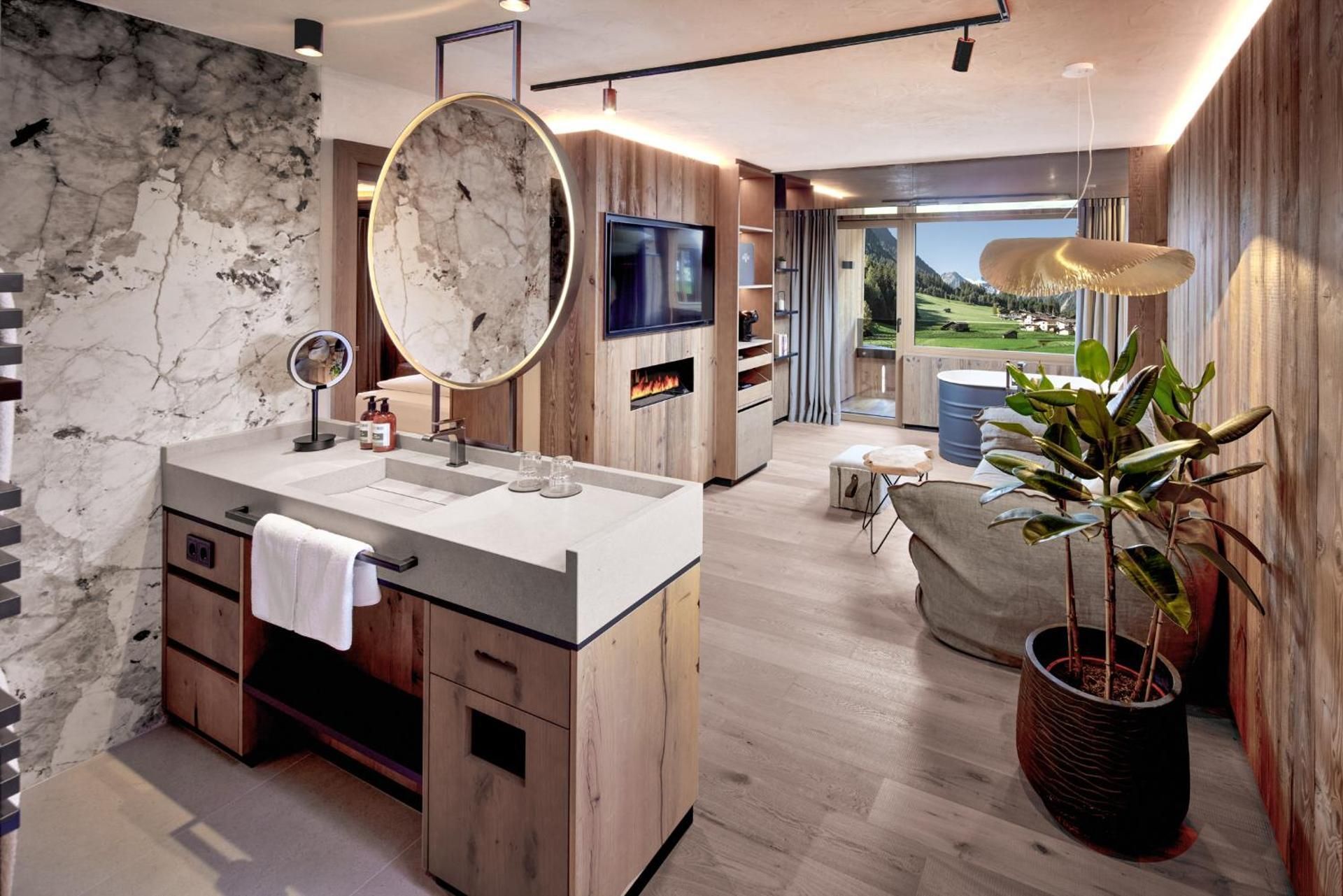 Tower Suite with Mountain View and Balcony