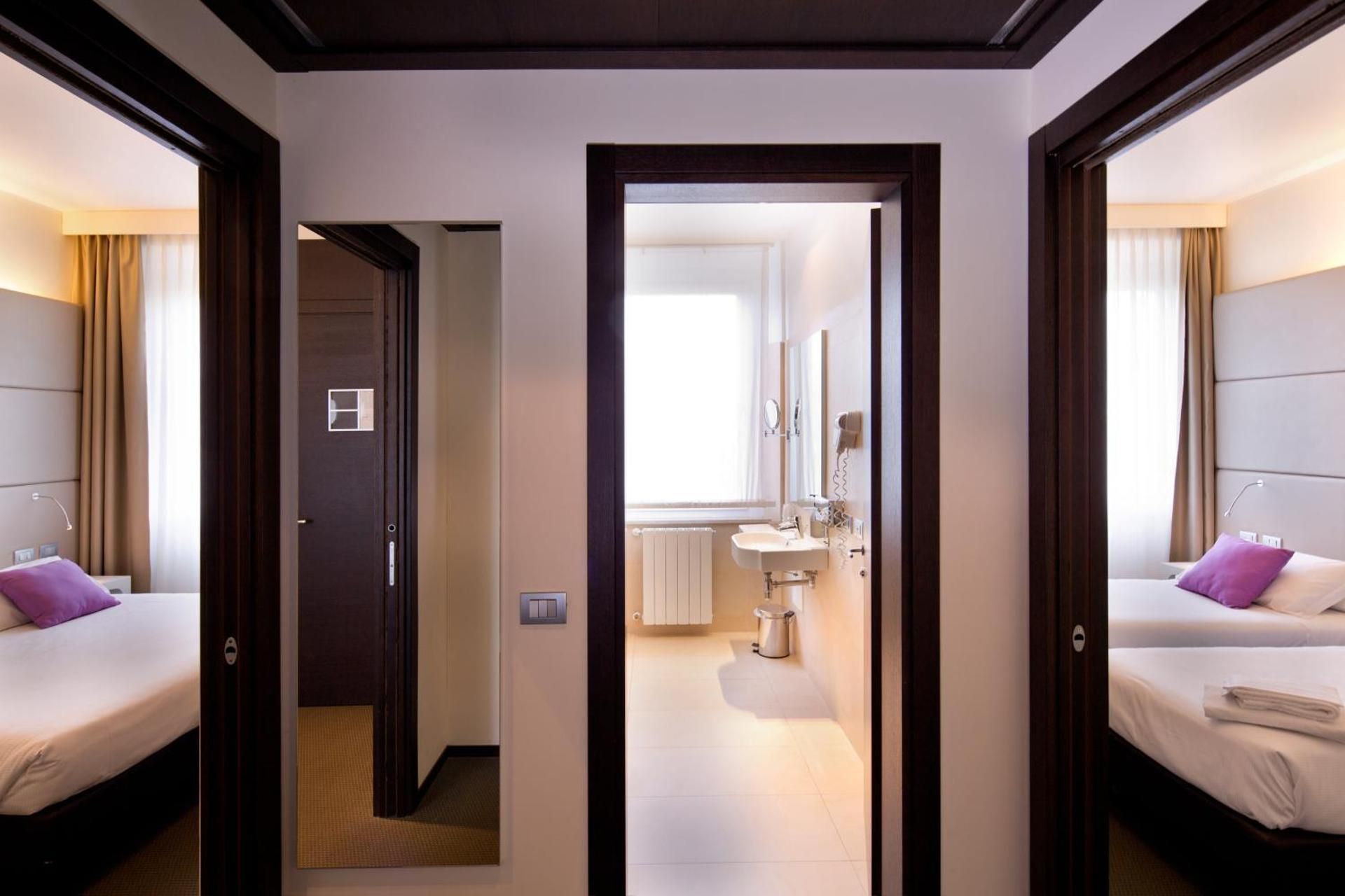 Two Connecting Double Rooms