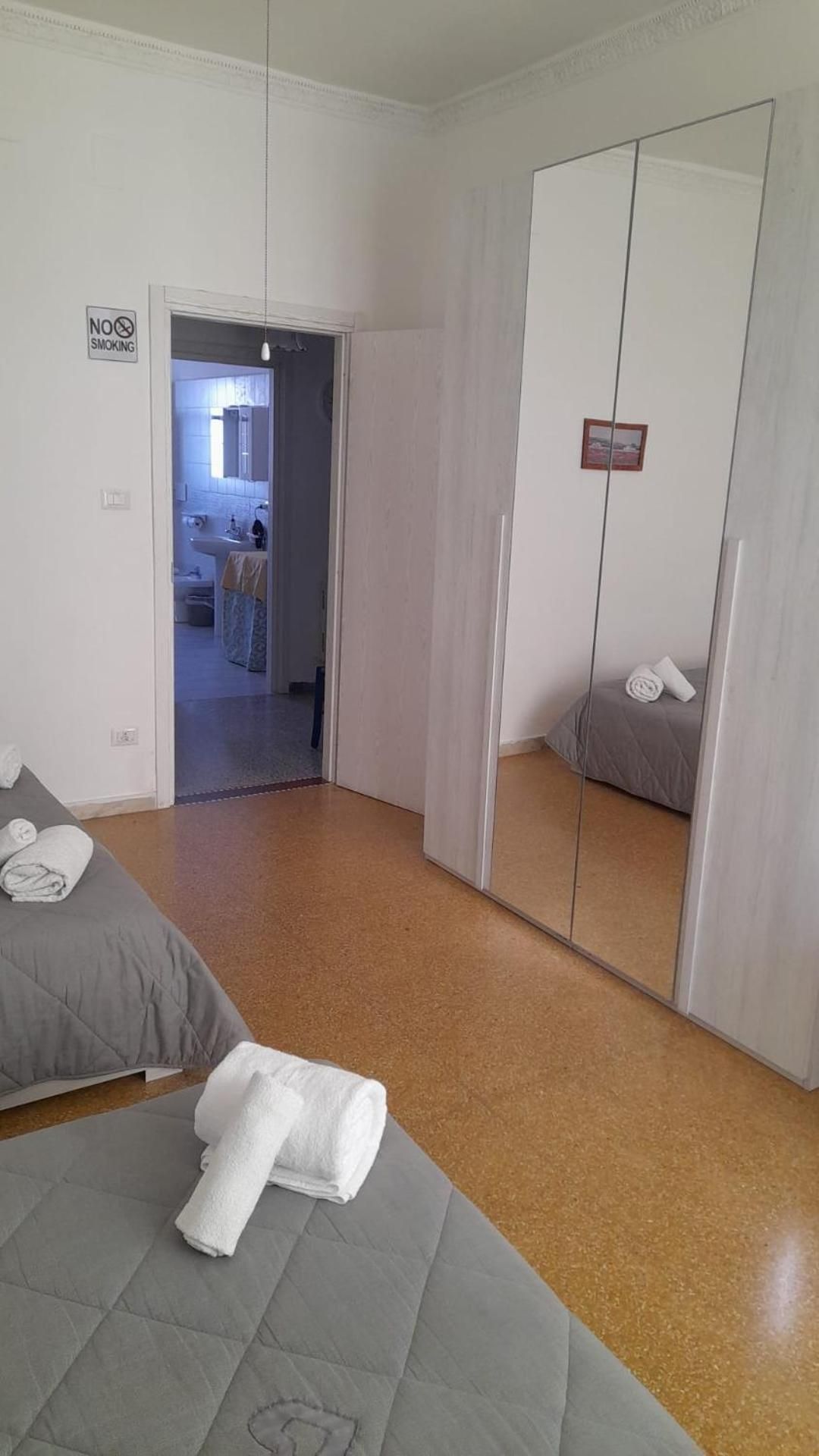 Two bedrooms with balcony