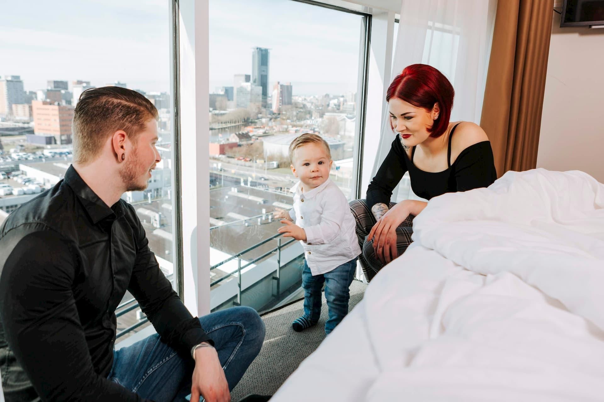 The Hague Teleport Hotel Maisonette Room