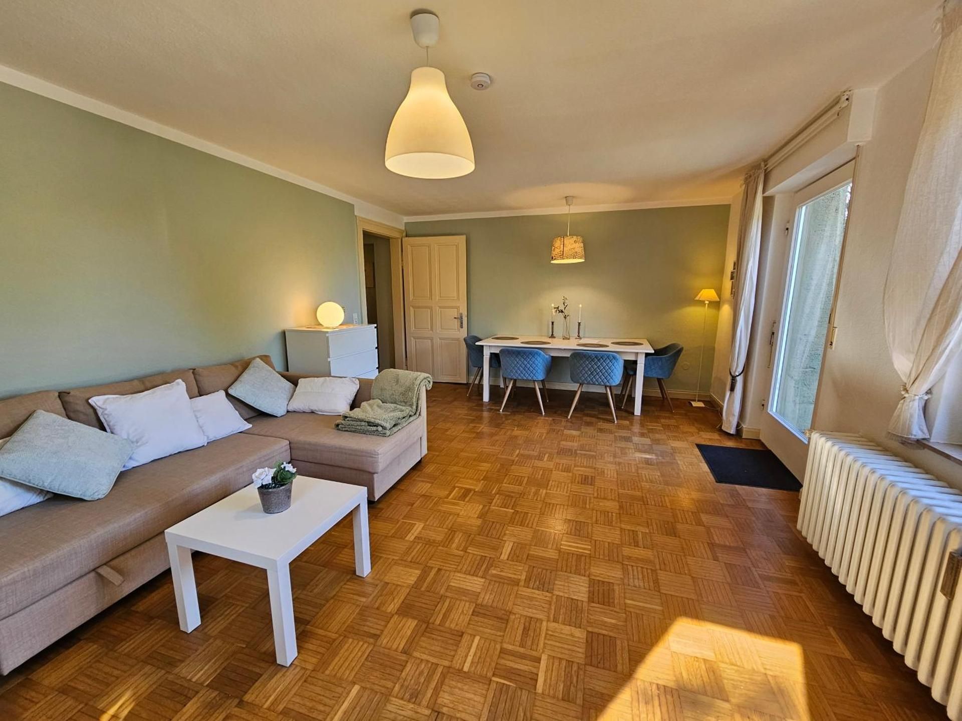 One-Bedroom Apartment with Park View