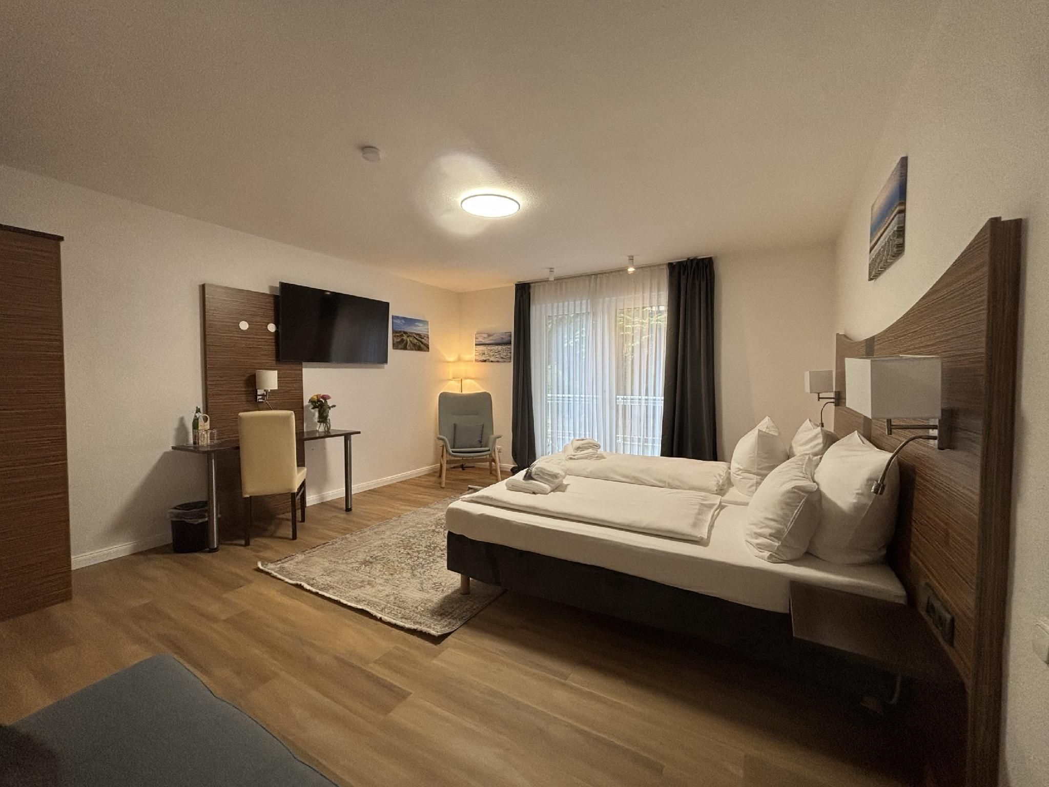 Turmhotel Scharbeutz Doppelzimmer Balkon