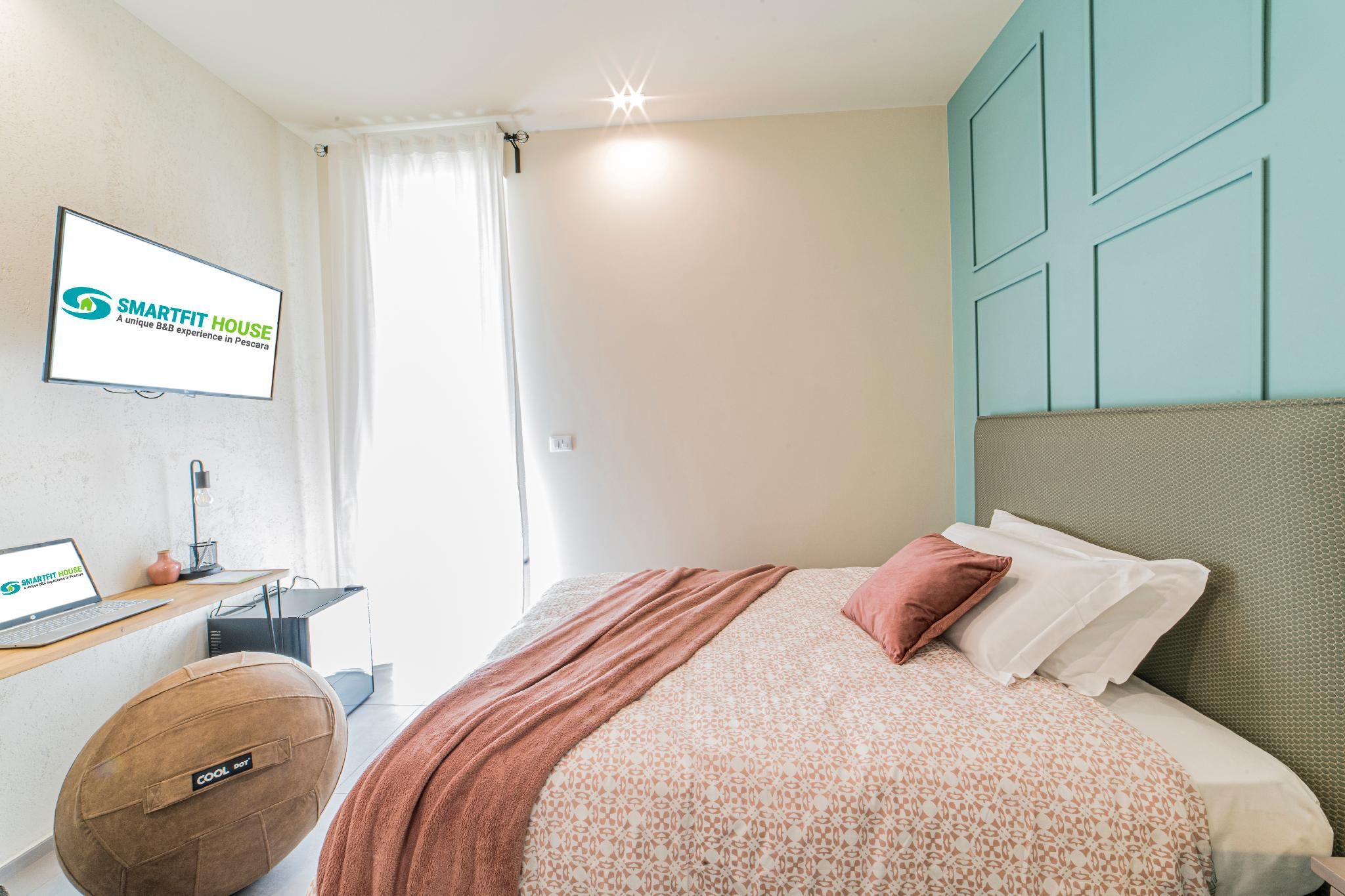 SMARTFIT HOUSE Room & Relax in Pescara  Single Bedroom - with 1 Super Single Bed