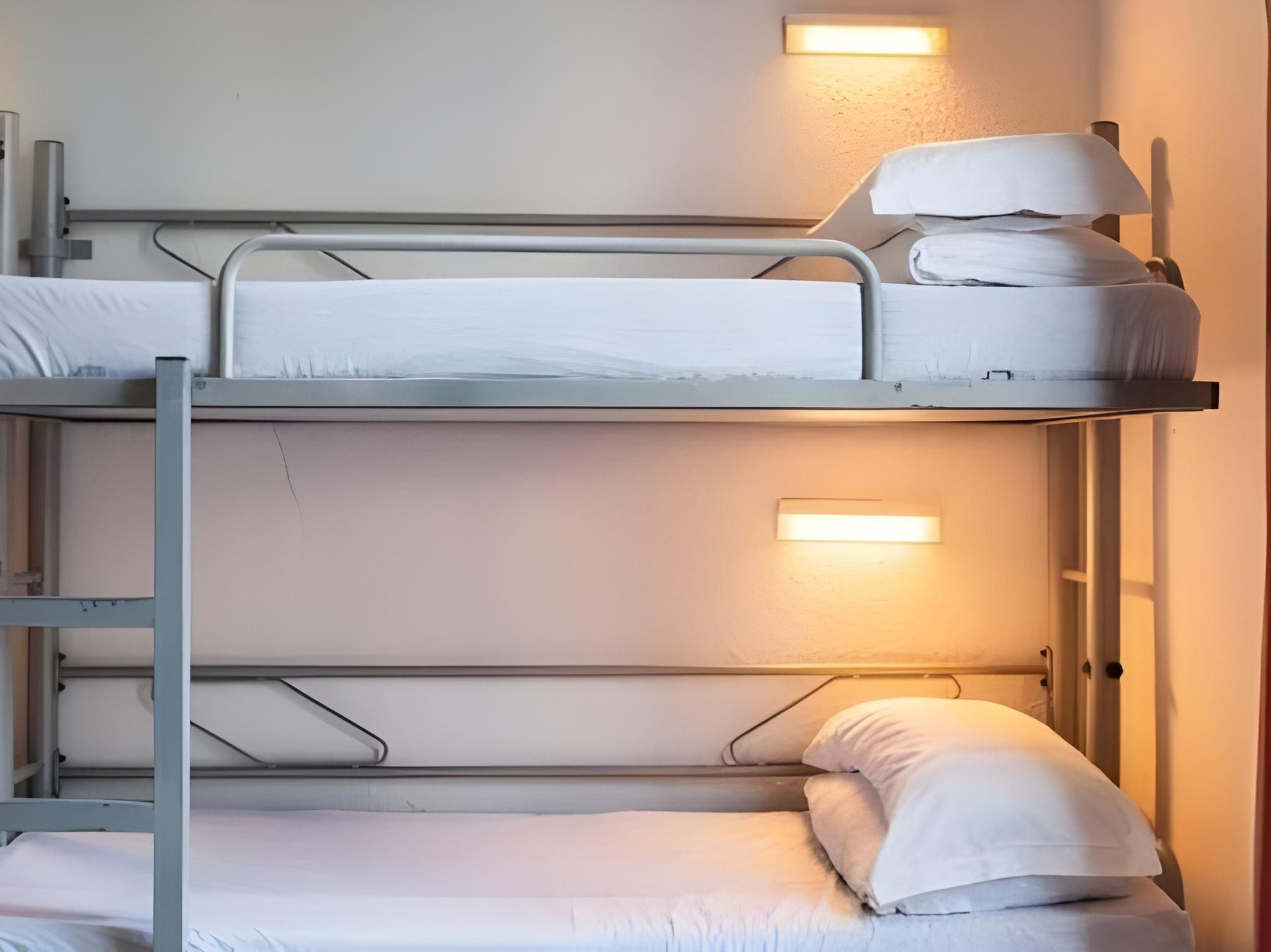 Bed in 12-Bed Male Dorm Shared Bathroom