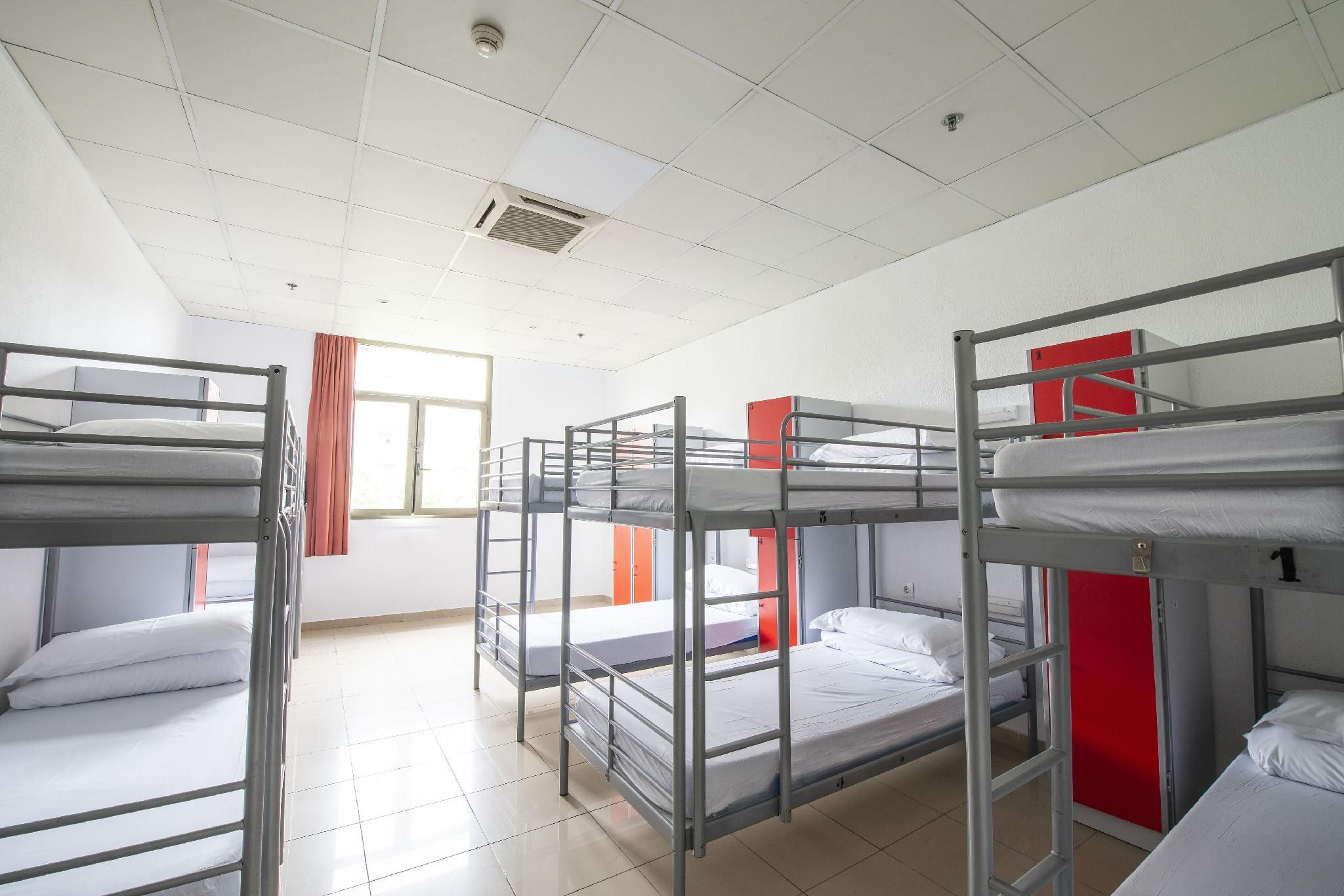 Bed in 10-Bed Mixed Dorm Shared Bathroom