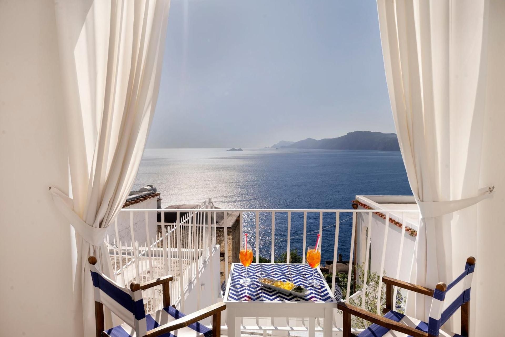 Mediterranean Double or Twin with Balcony and Sea View