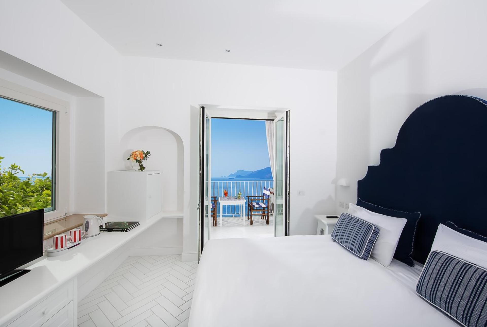 Mediterranean Double or Twin with Balcony and Sea View