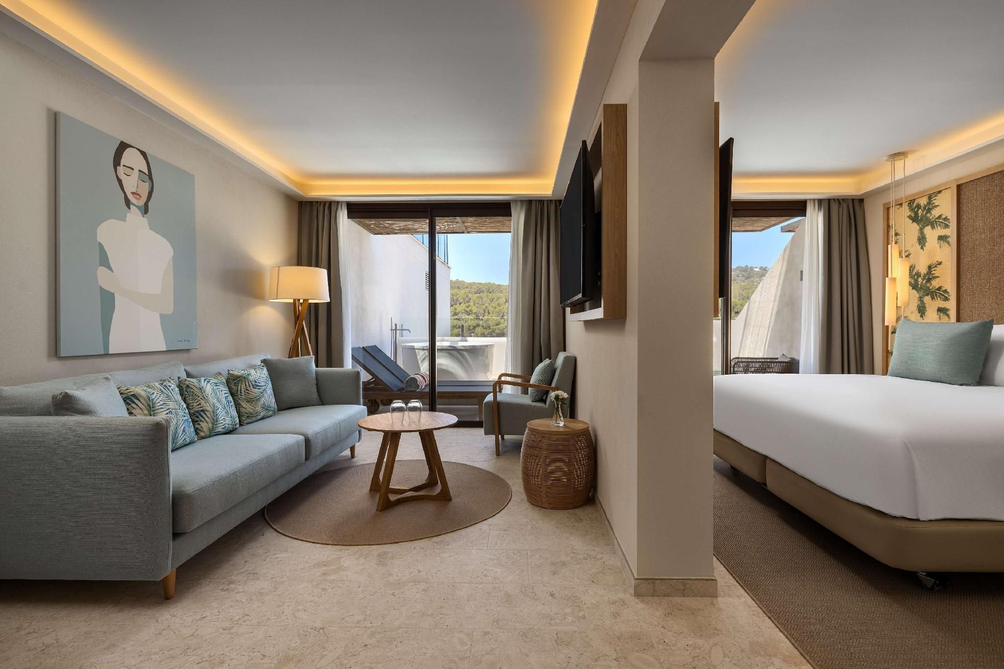 The Club King Jnr Suite Terrace Bath Sea View