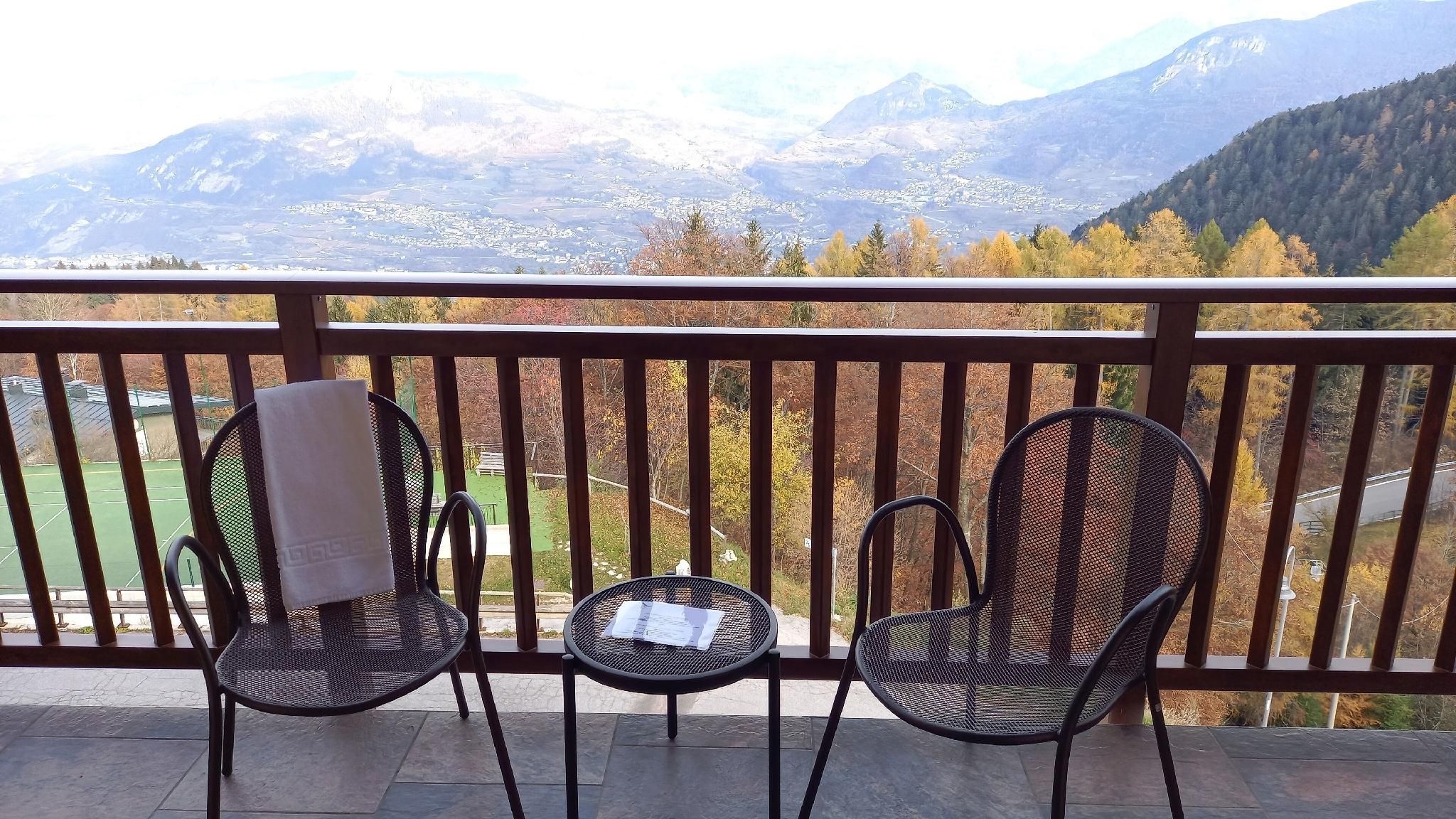 Family Room With Panoramic View And Balcony