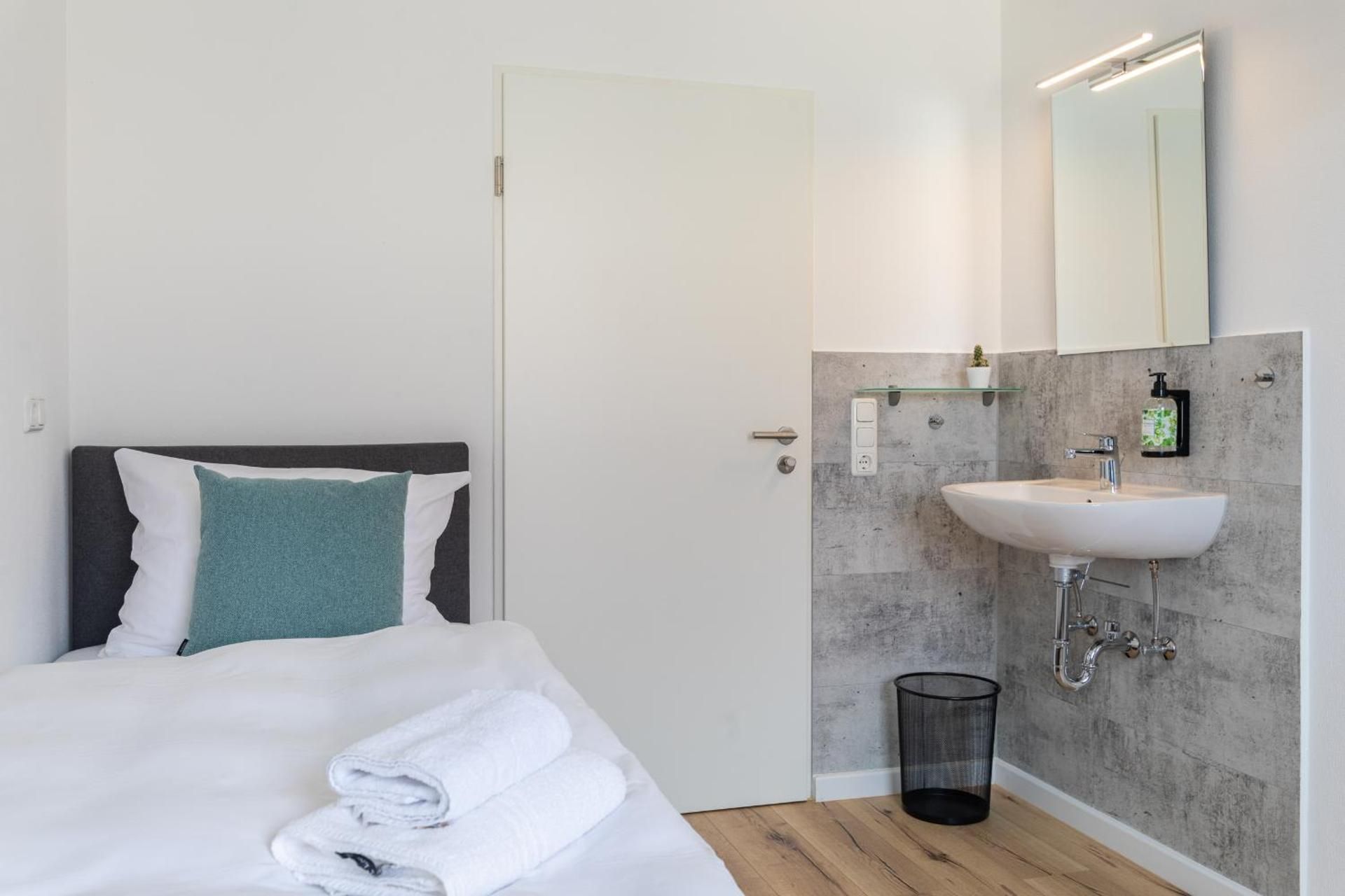 Single Room with Shared Shower and Toilet