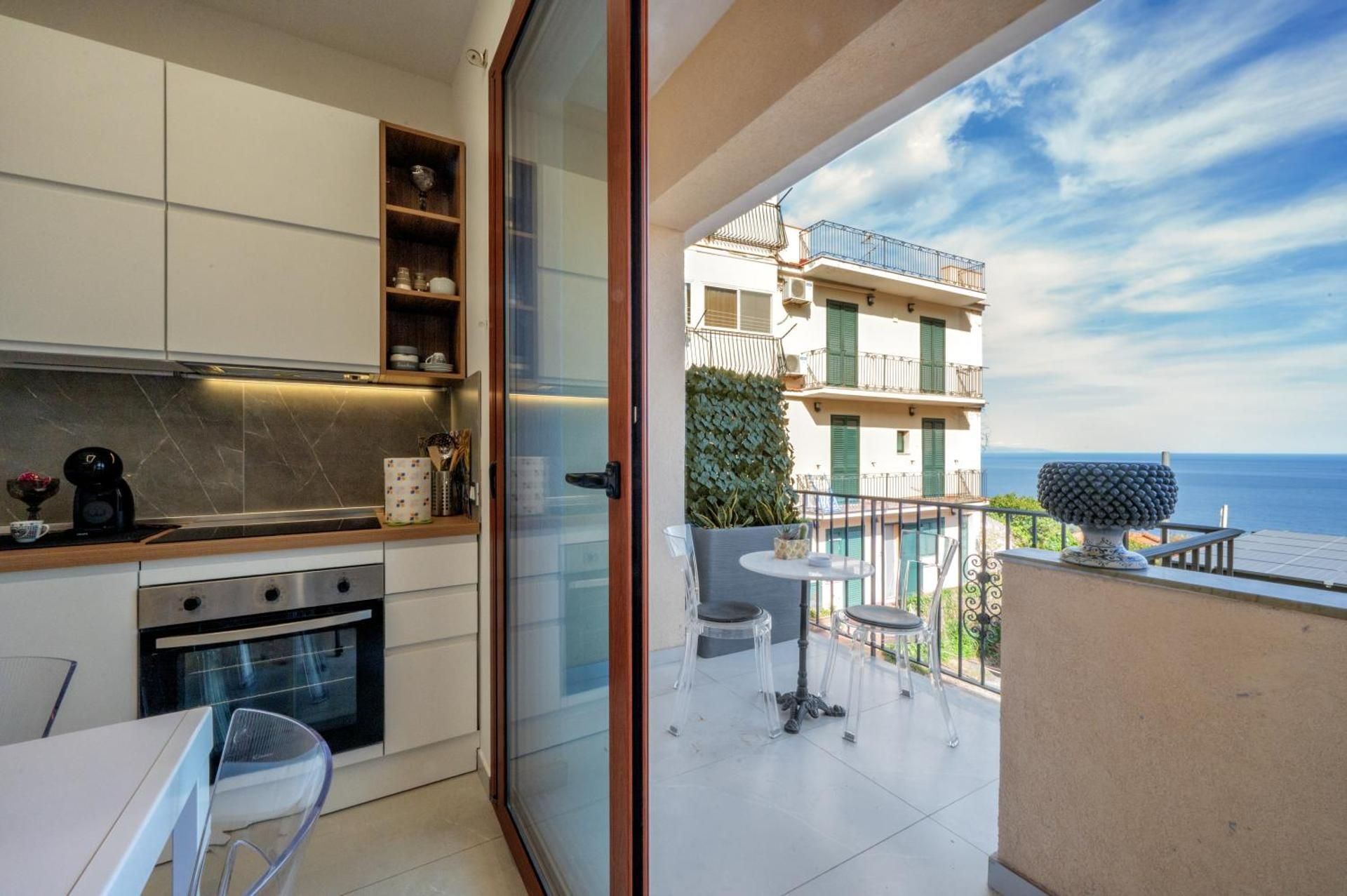 One-Bedroom Apartment with Sea View and Terrace