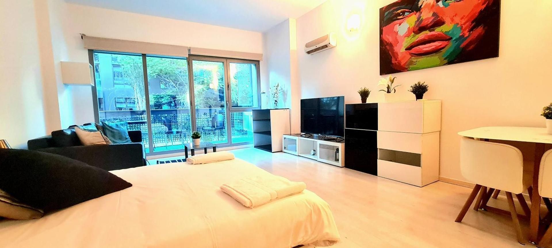 Studio with Balcony