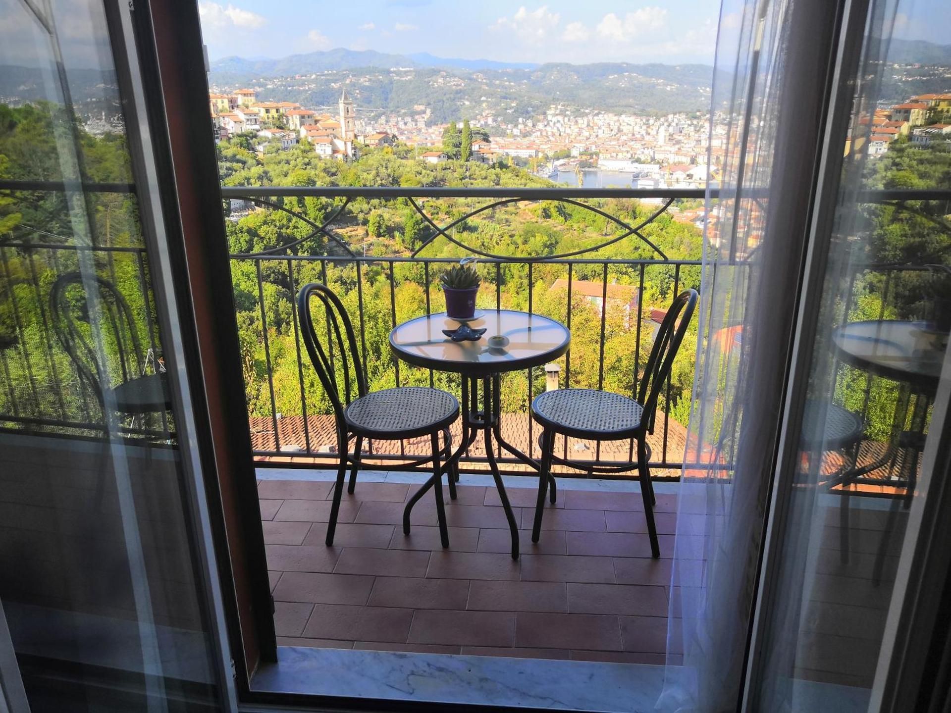 Deluxe Double Room with Private Bathroom and Sea View