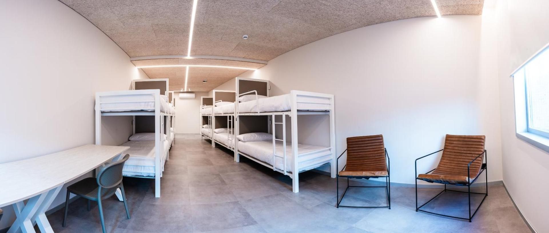 Bed in 12-Bed Female Dormitory Room