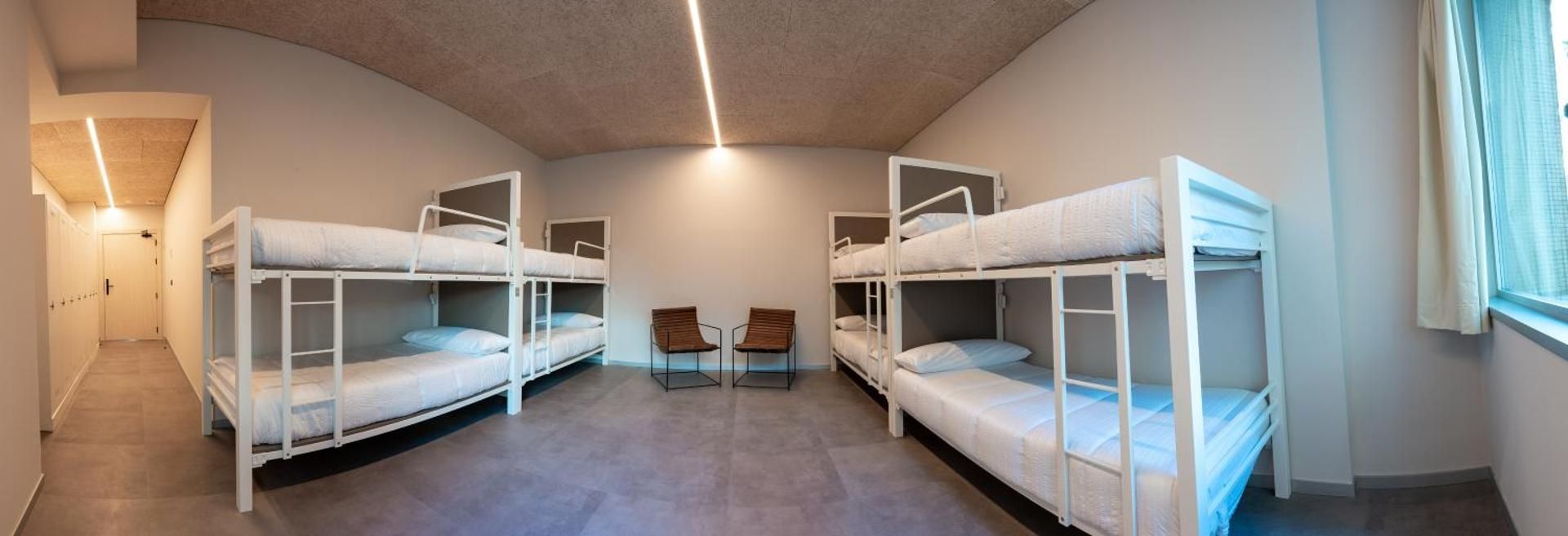 Bed in 8-Bed Female Dormitory Room