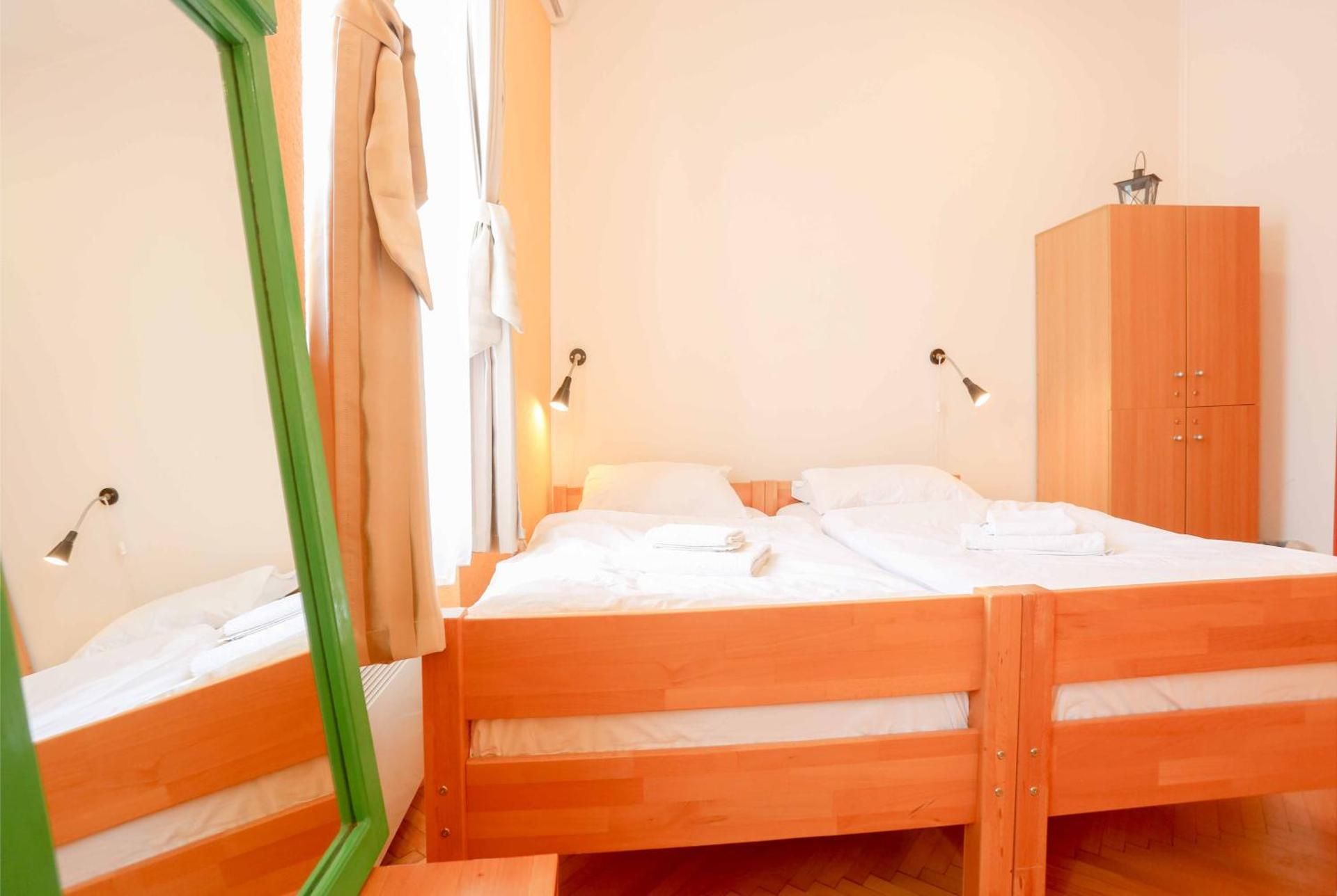 Double or Twin Room with Shared Bathroom and City View