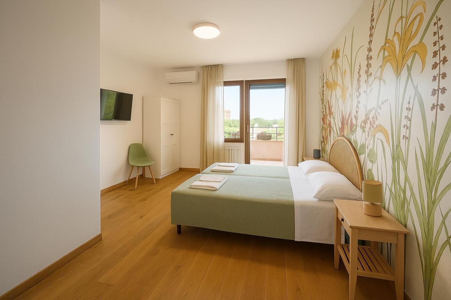 GuestHouse dei Fiori - Hituscany Double or Twin Room with View