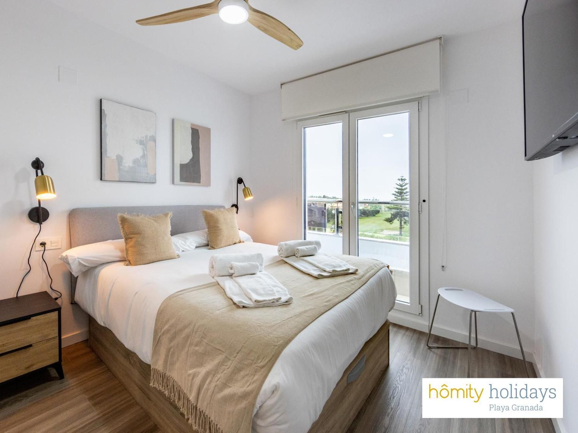 Luxury apartment with sea and golf view
