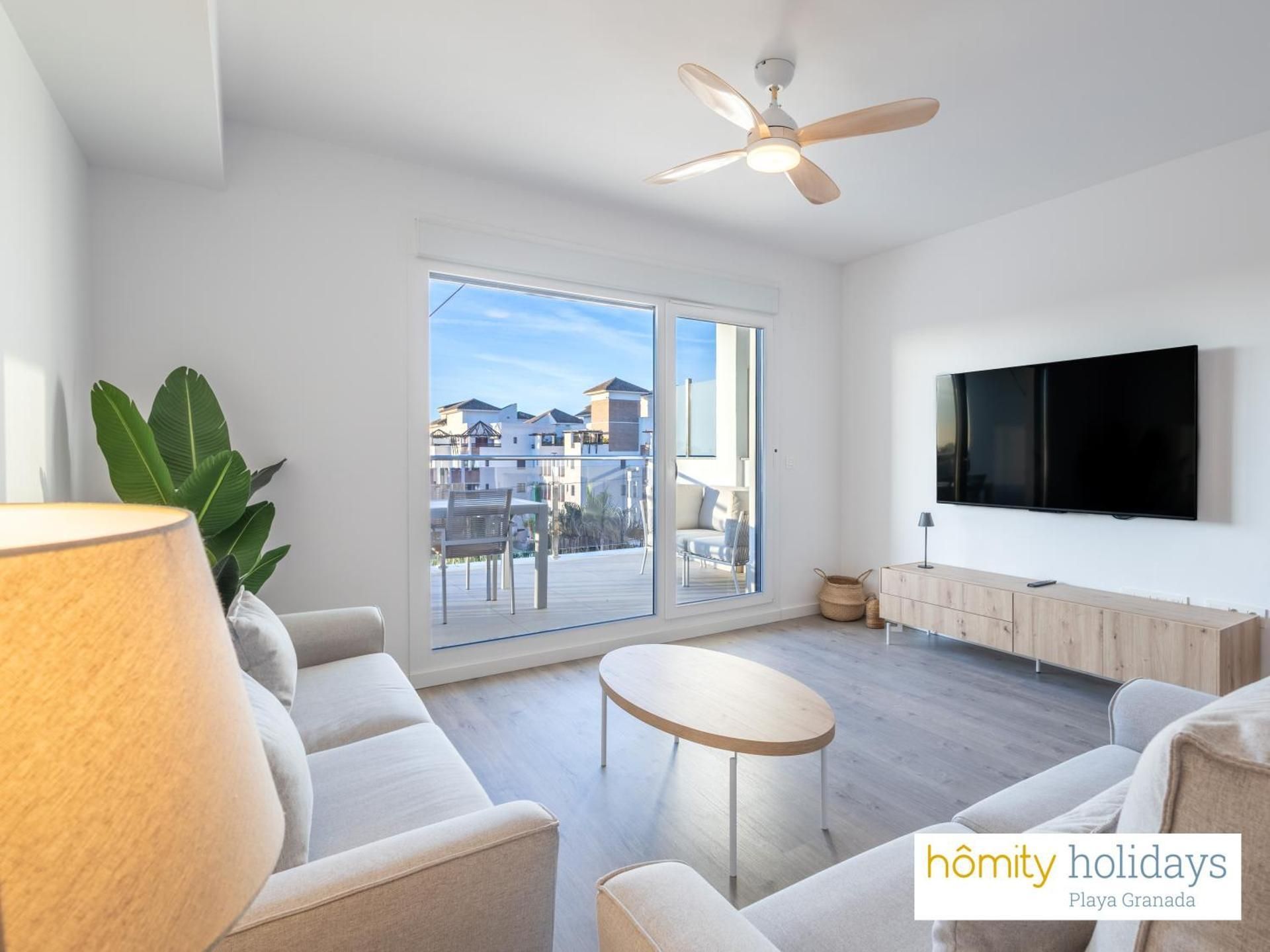Luxury apartment with views of the golf course