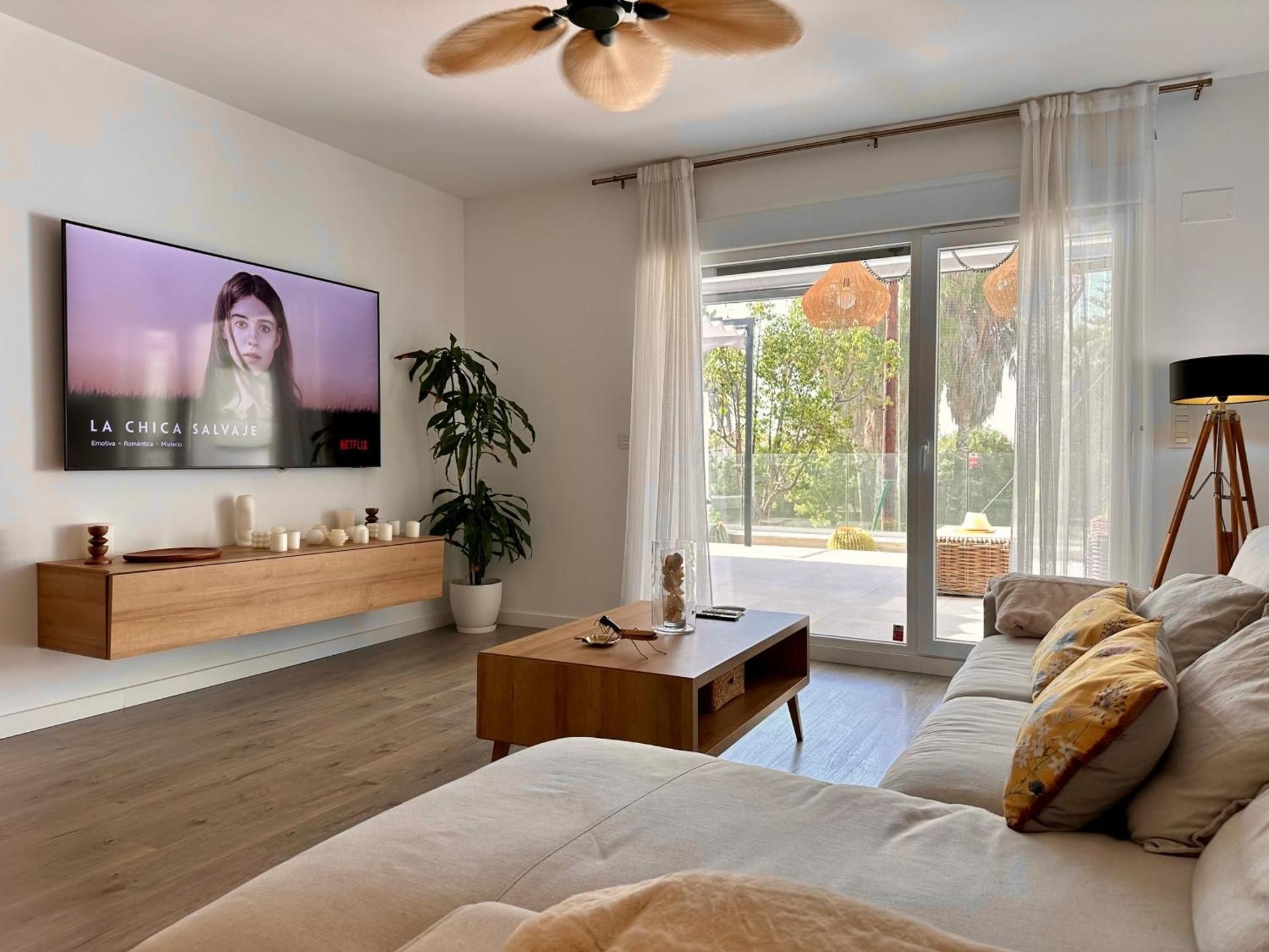 Deluxe Two-Bedroom Apartment with Garden View