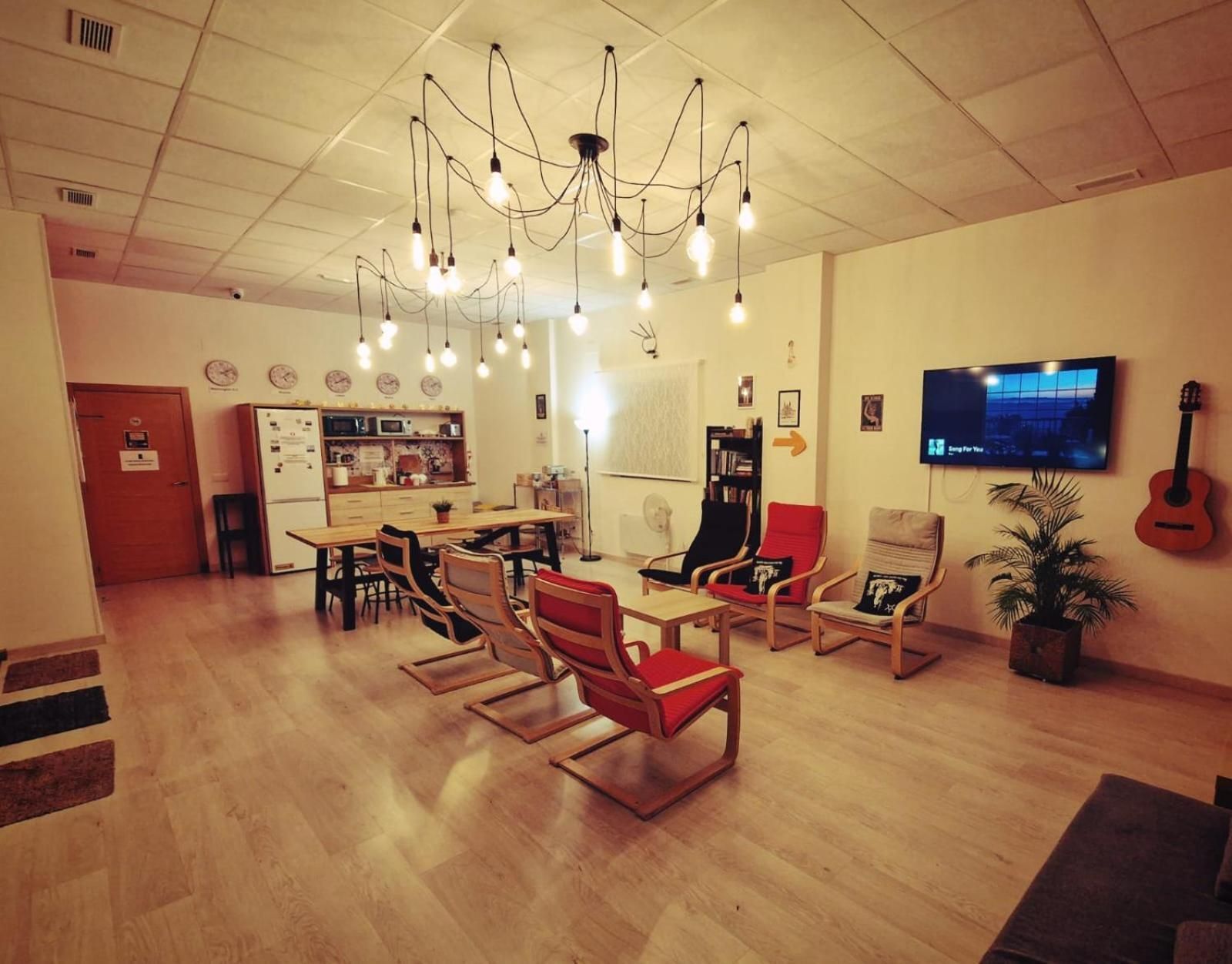 shared lounge/tv area