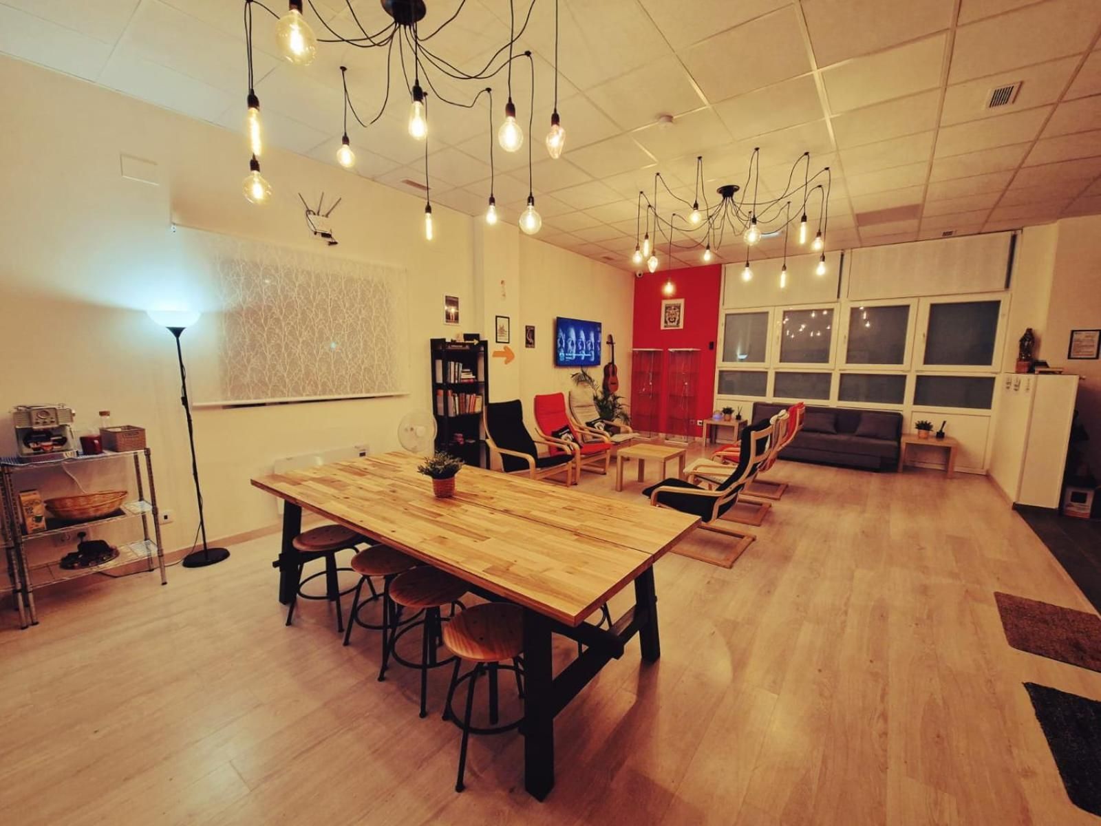 shared lounge/tv area