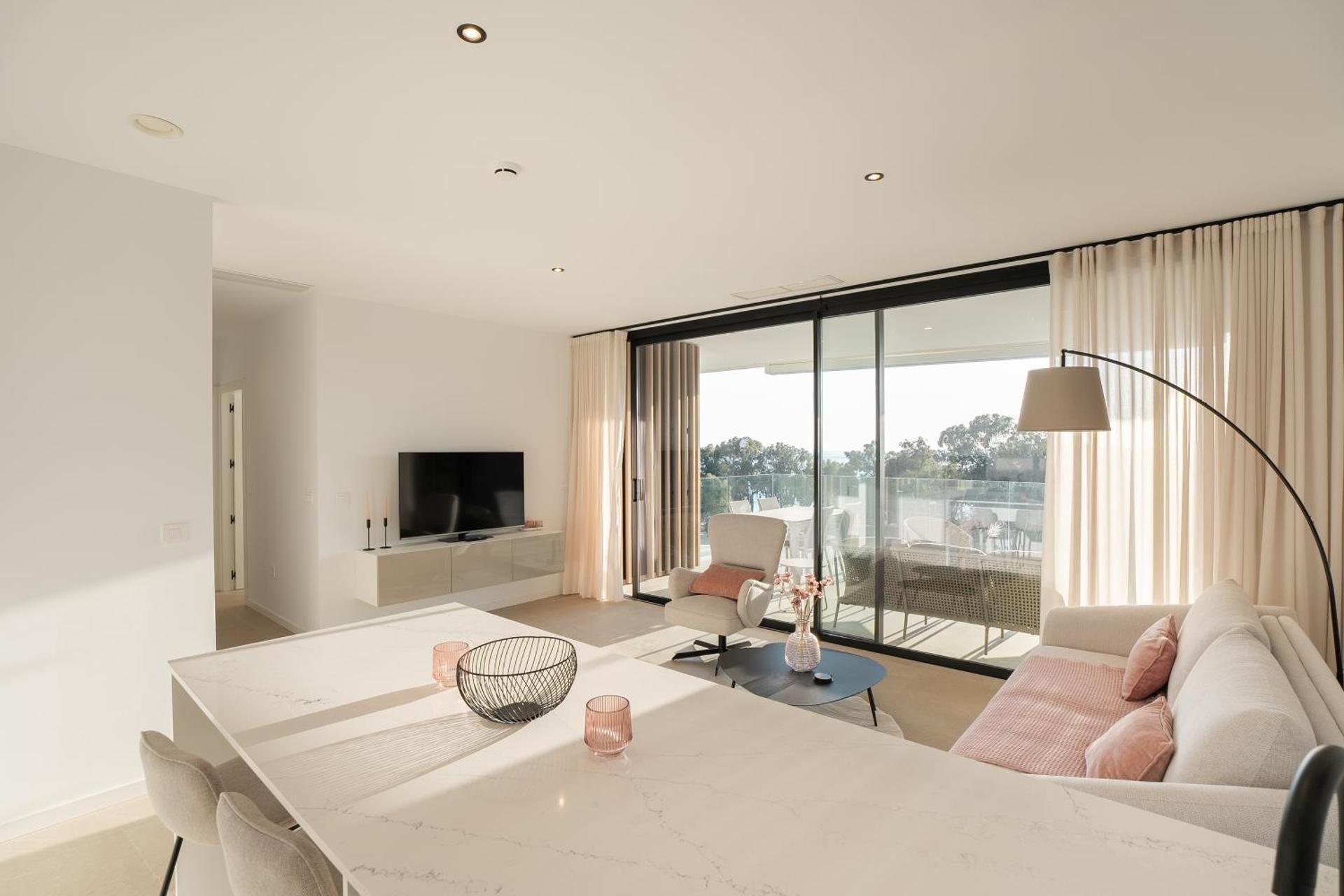 Two-Bedroom Apartment with Terrace and Sea View